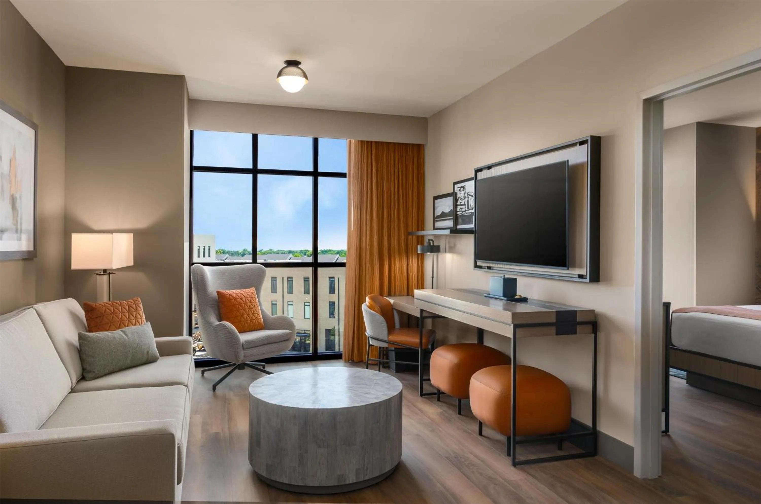 Living room in Hotel Avail Rogers, Tapestry Collection By Hilton