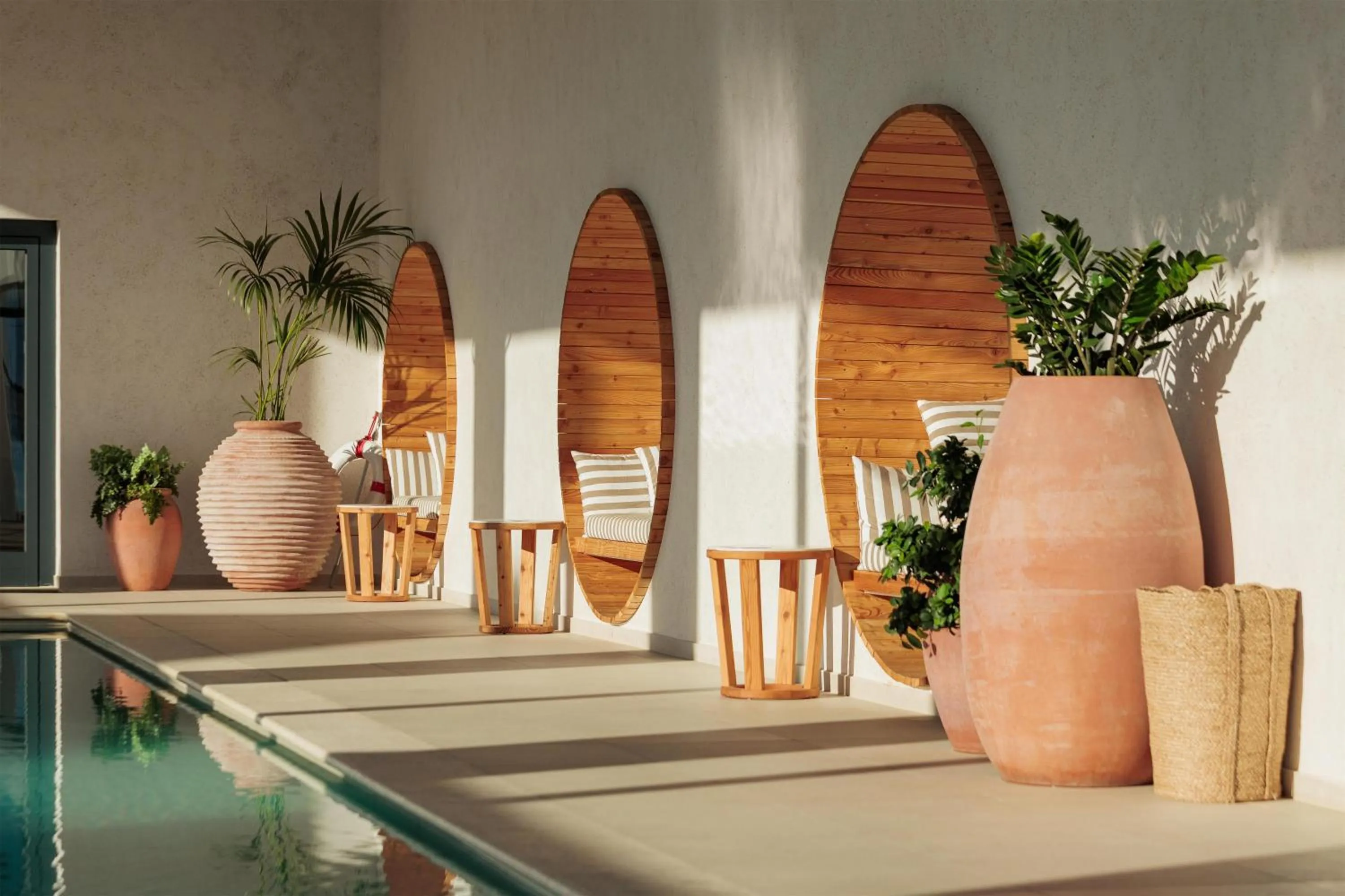 Pool view in Hotel Preko Ugljan Island, Curio Collection By Hilton