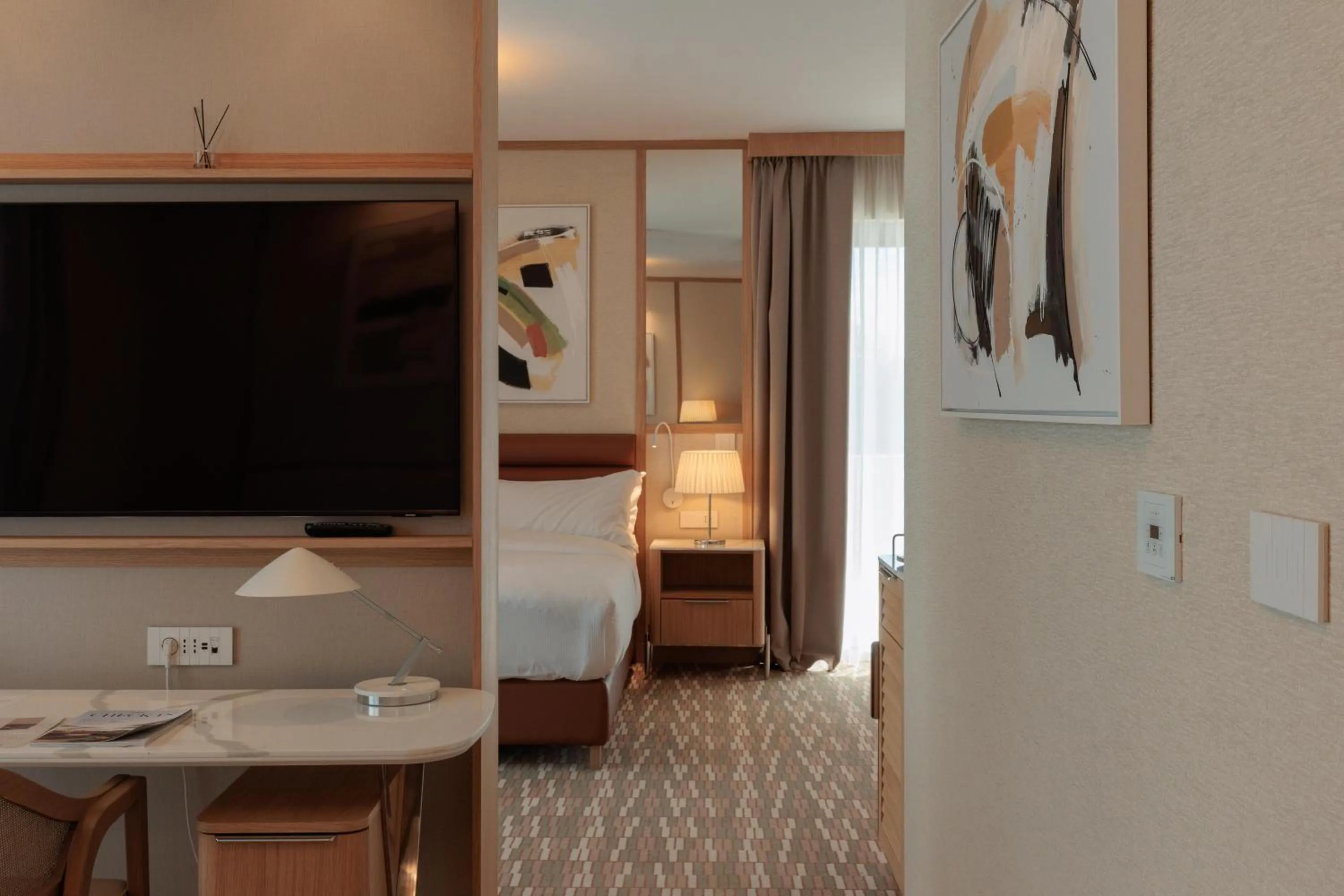 Bedroom, Bed in Hotel Preko Ugljan Island, Curio Collection By Hilton