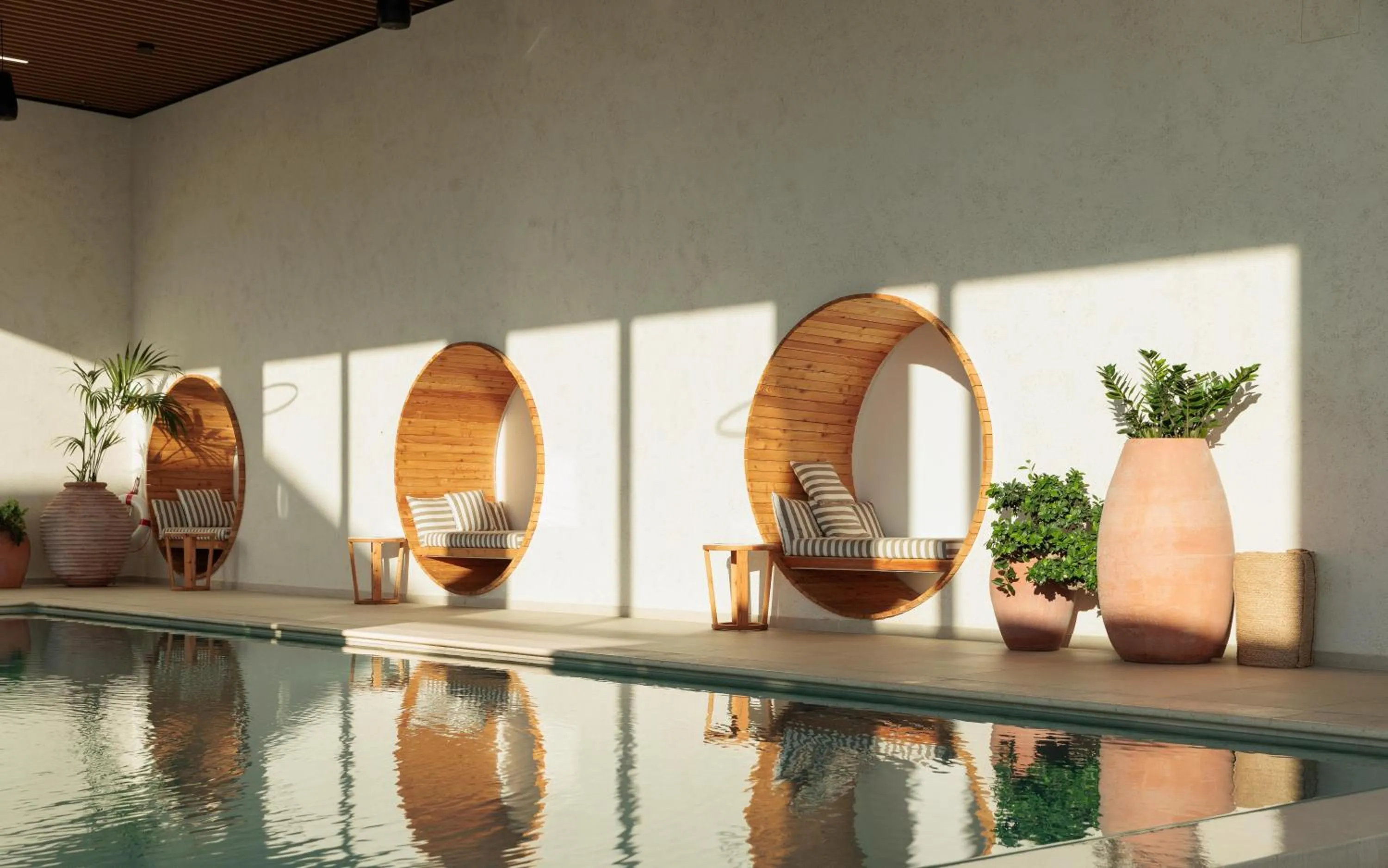 Pool view in Hotel Preko Ugljan Island, Curio Collection By Hilton