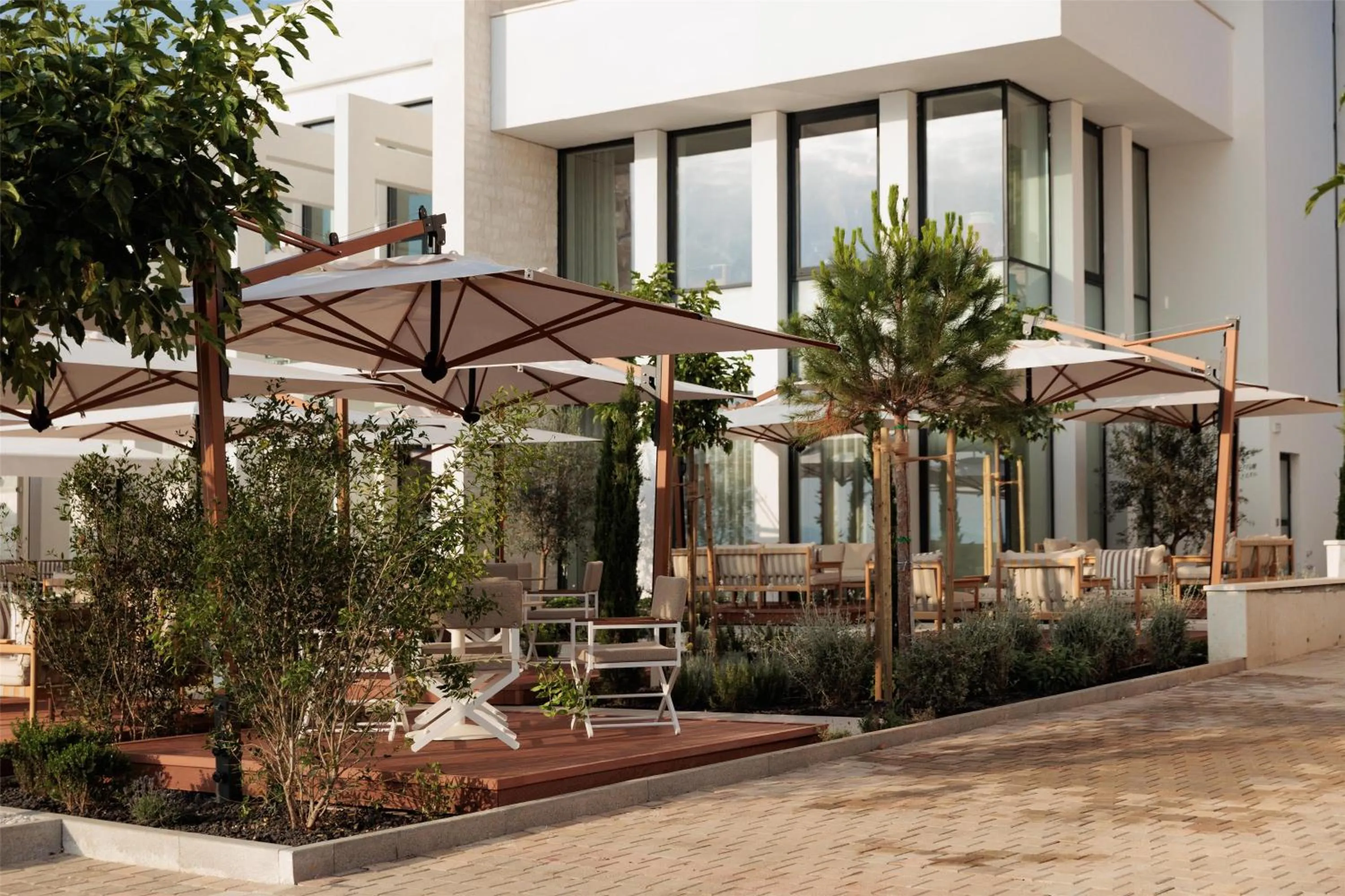 Patio in Hotel Preko Ugljan Island, Curio Collection By Hilton