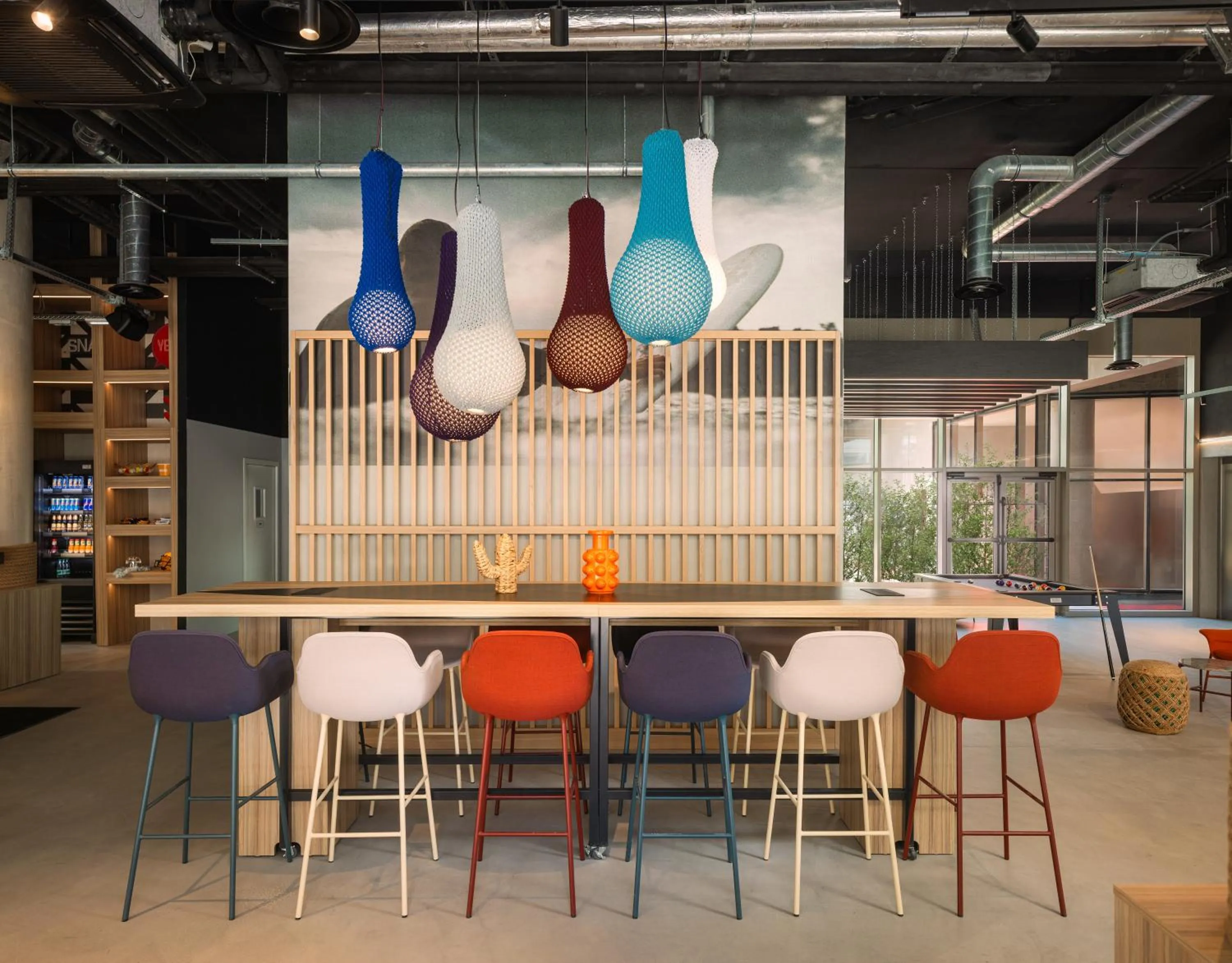 Lobby or reception in Moxy Nice