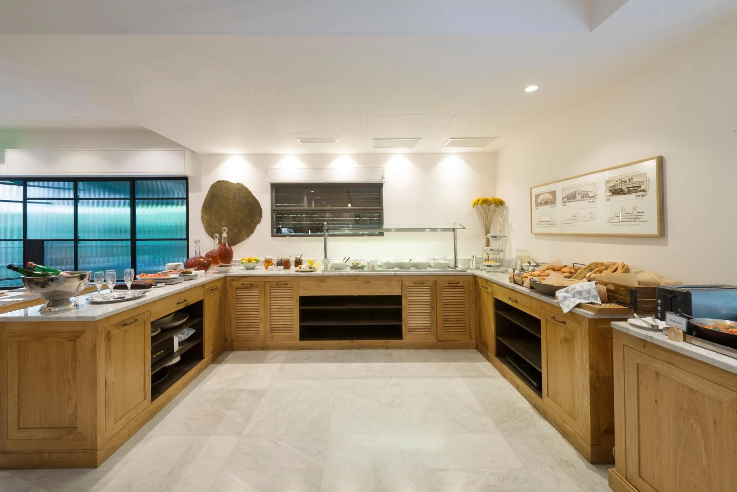 Buffet breakfast in Lily & Bloom Boutique Hotel