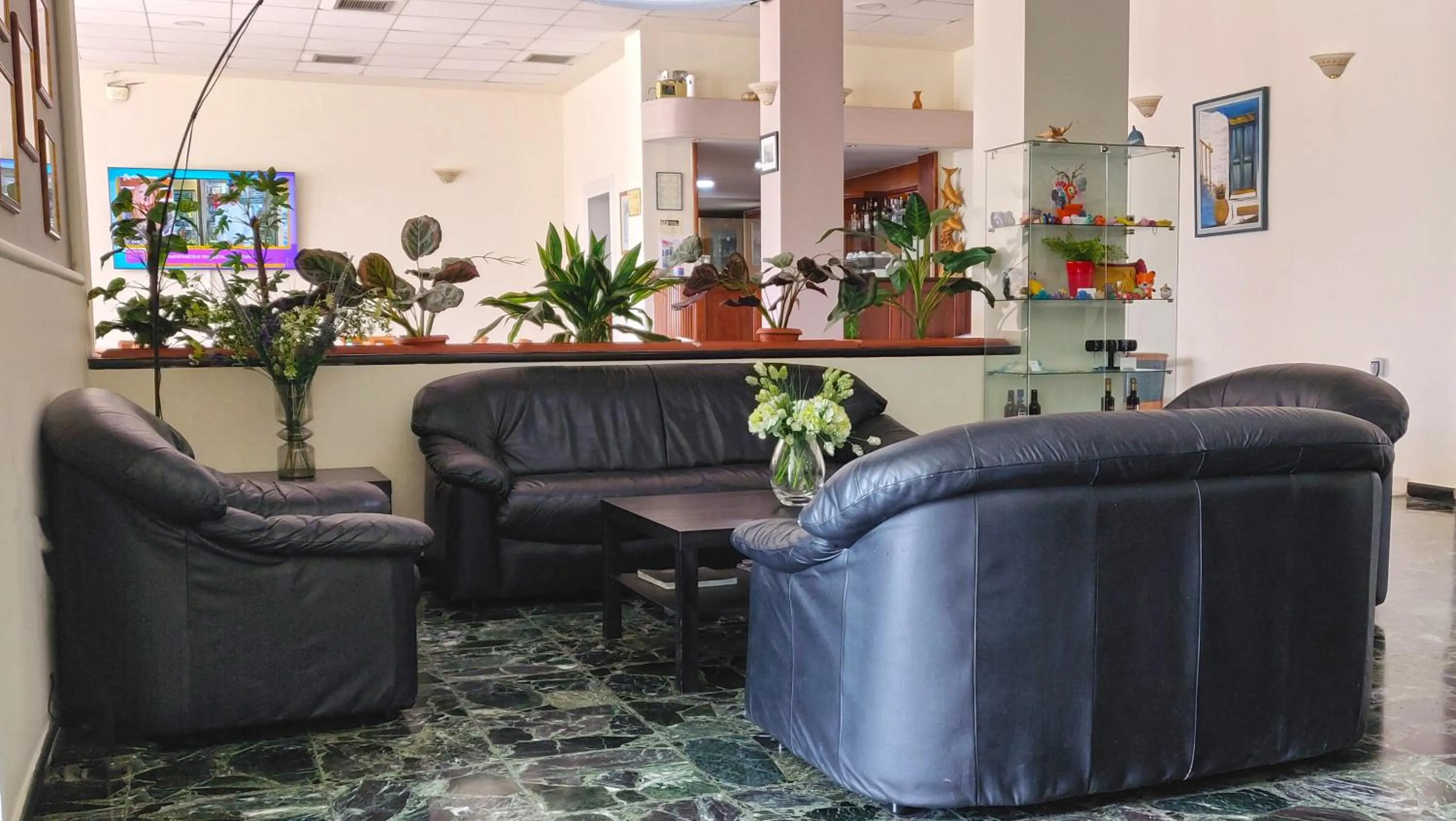 Lobby or reception in Delfini Hotel