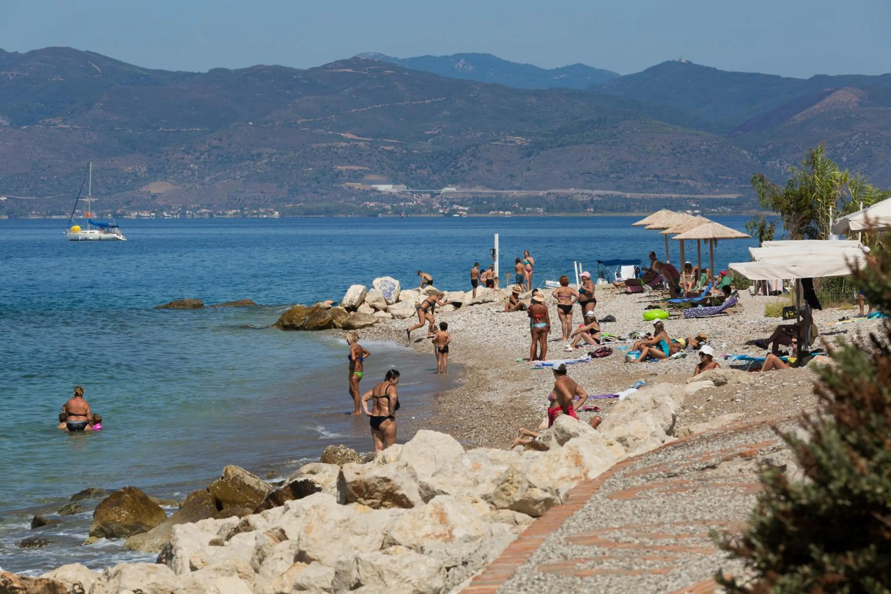 Beach in Delfini Hotel