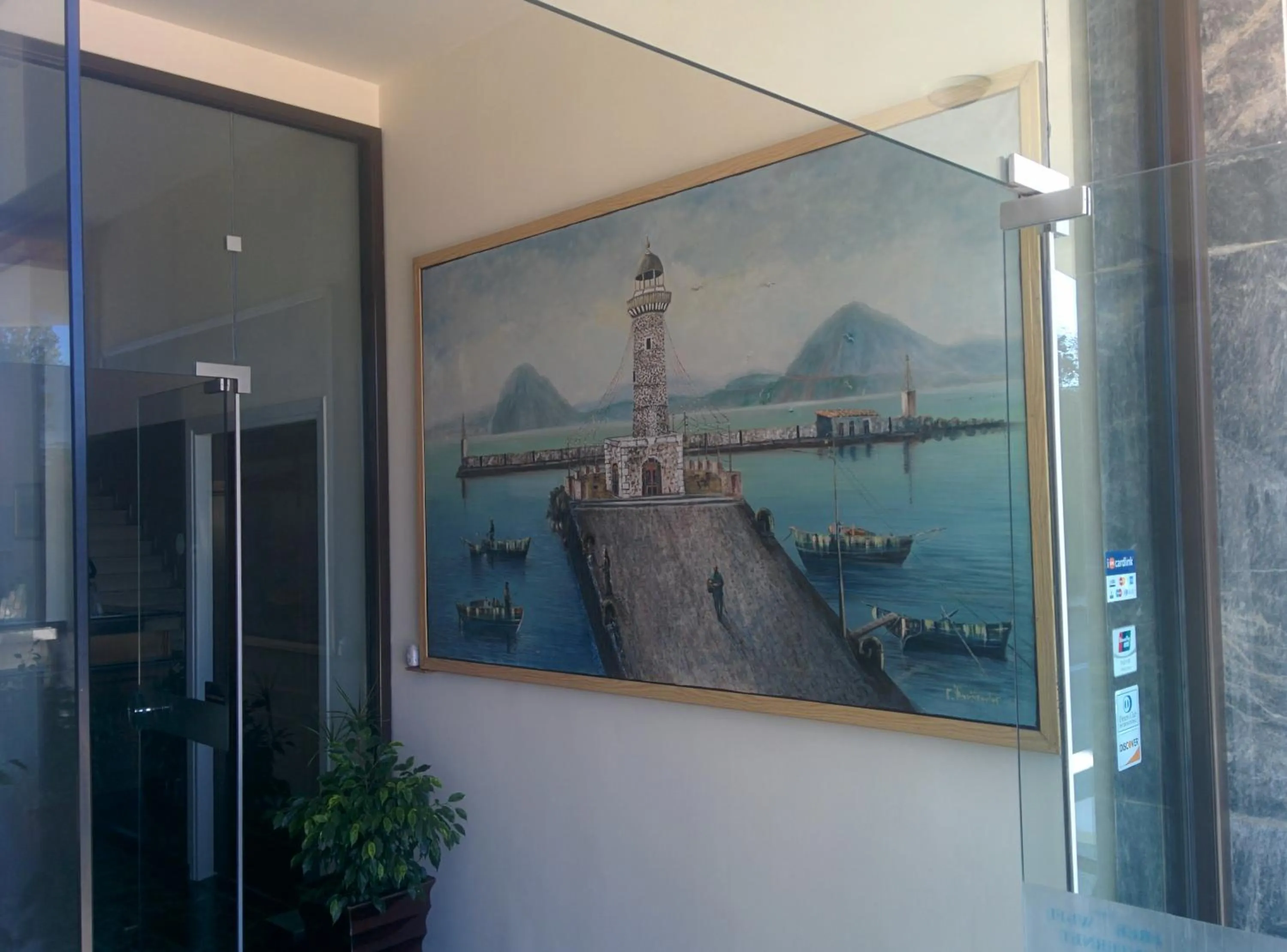 Decorative detail in Delfini Hotel