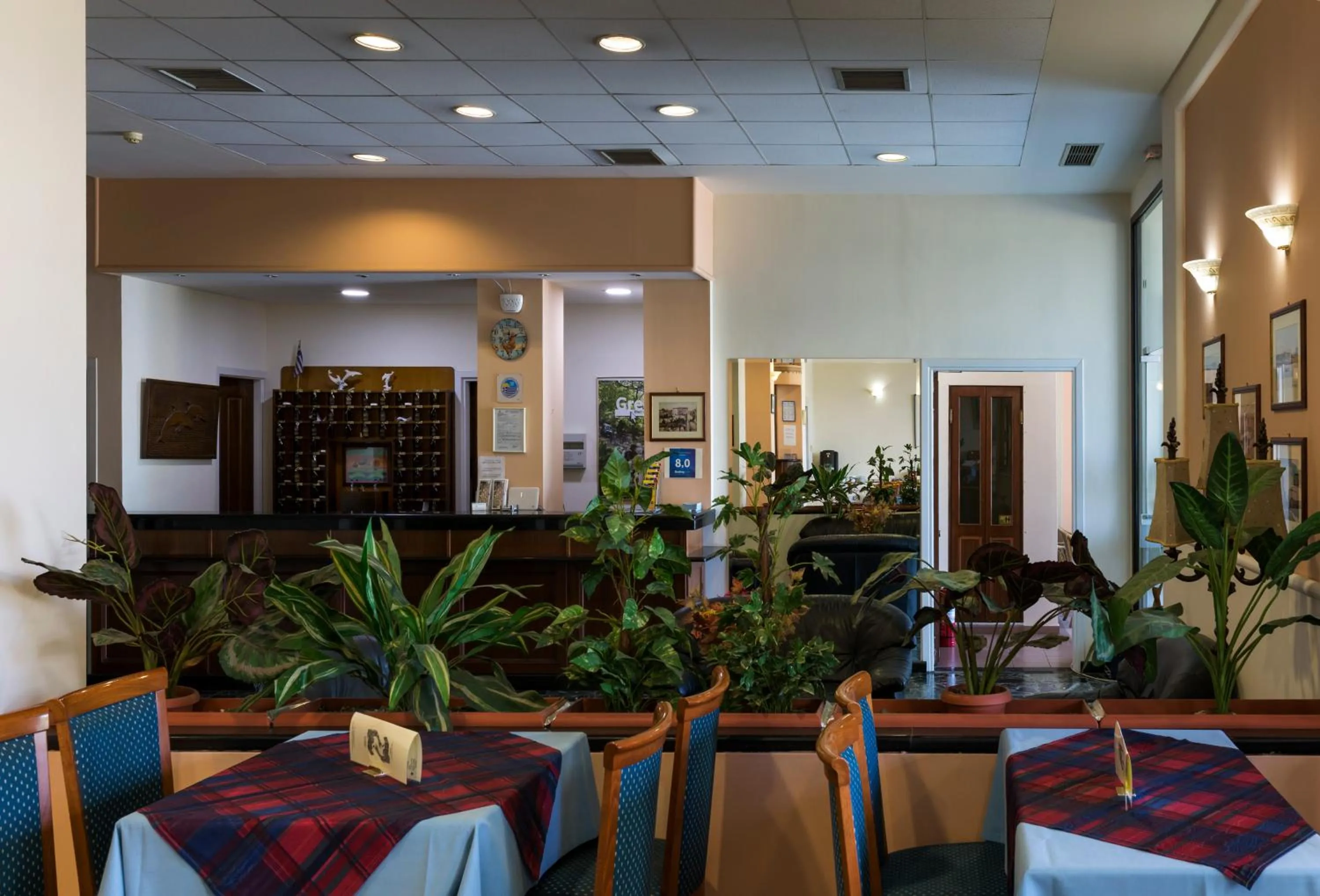 Lobby or reception in Delfini Hotel