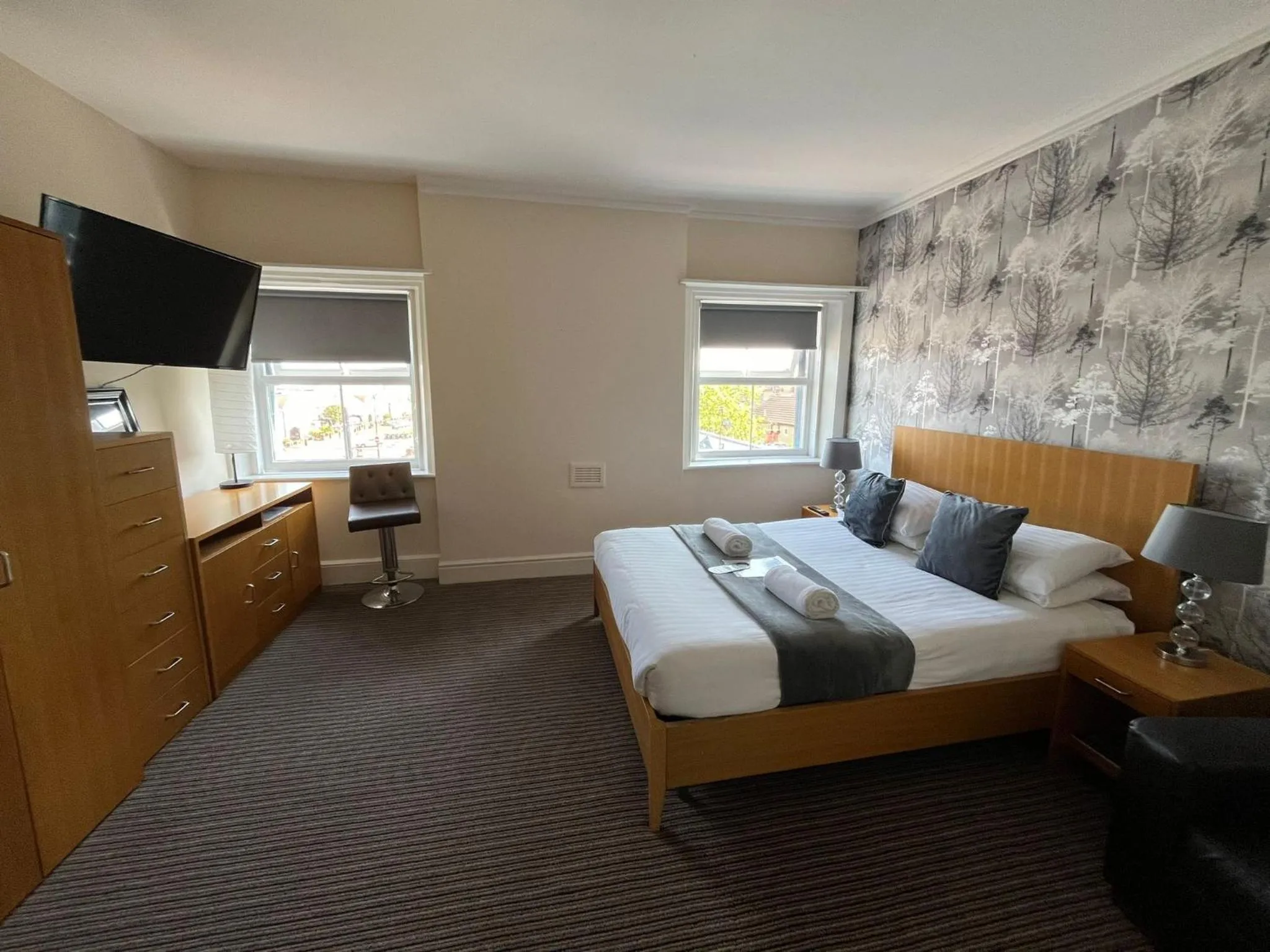 Bed in The New Brighton Hotel