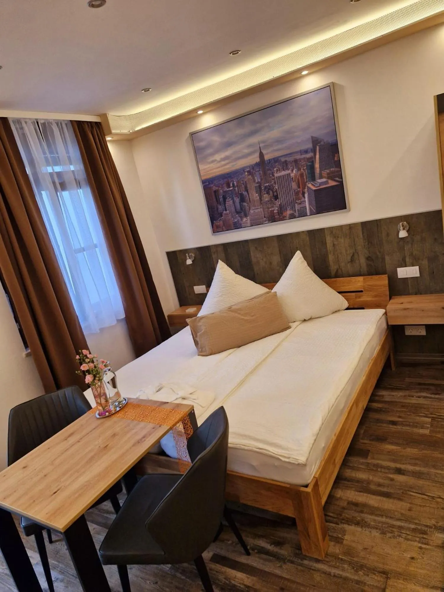 Photo of the whole room, Bed in Apartmenthaus Wertheim