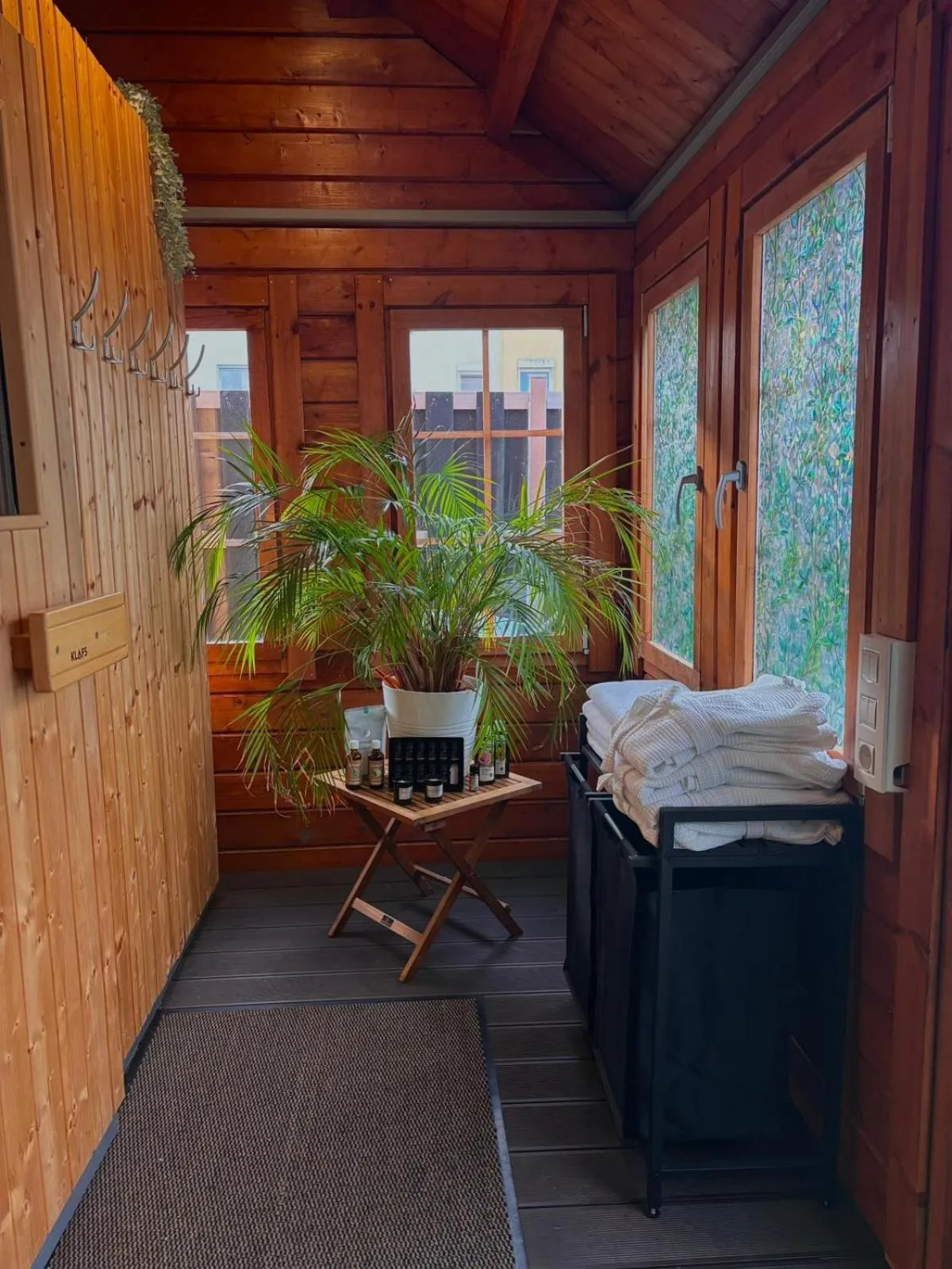 Sauna in Apartmenthaus Wertheim