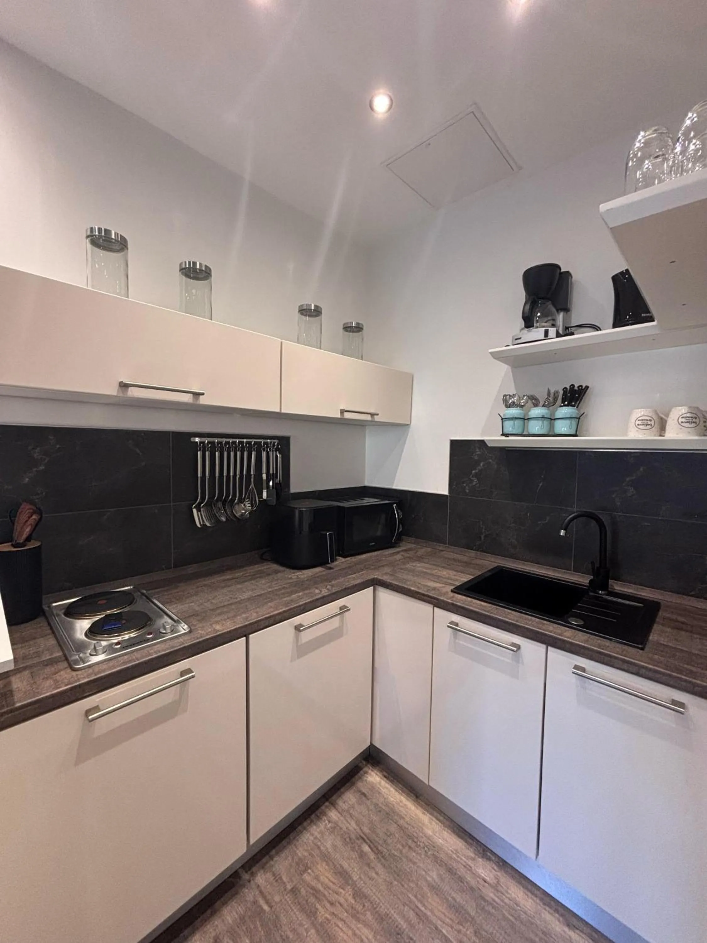 kitchen in Apartmenthaus Wertheim