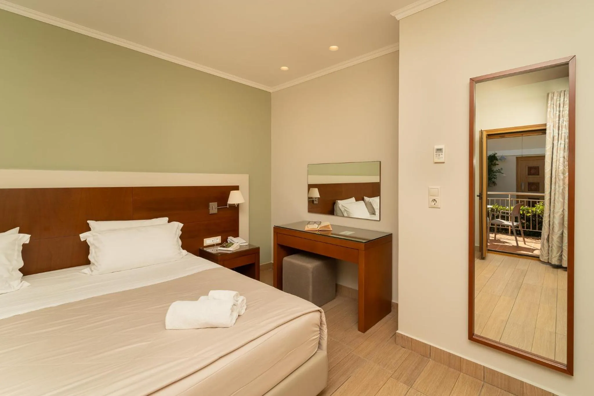 Bedroom, Bed in Niriides Luxury Villas