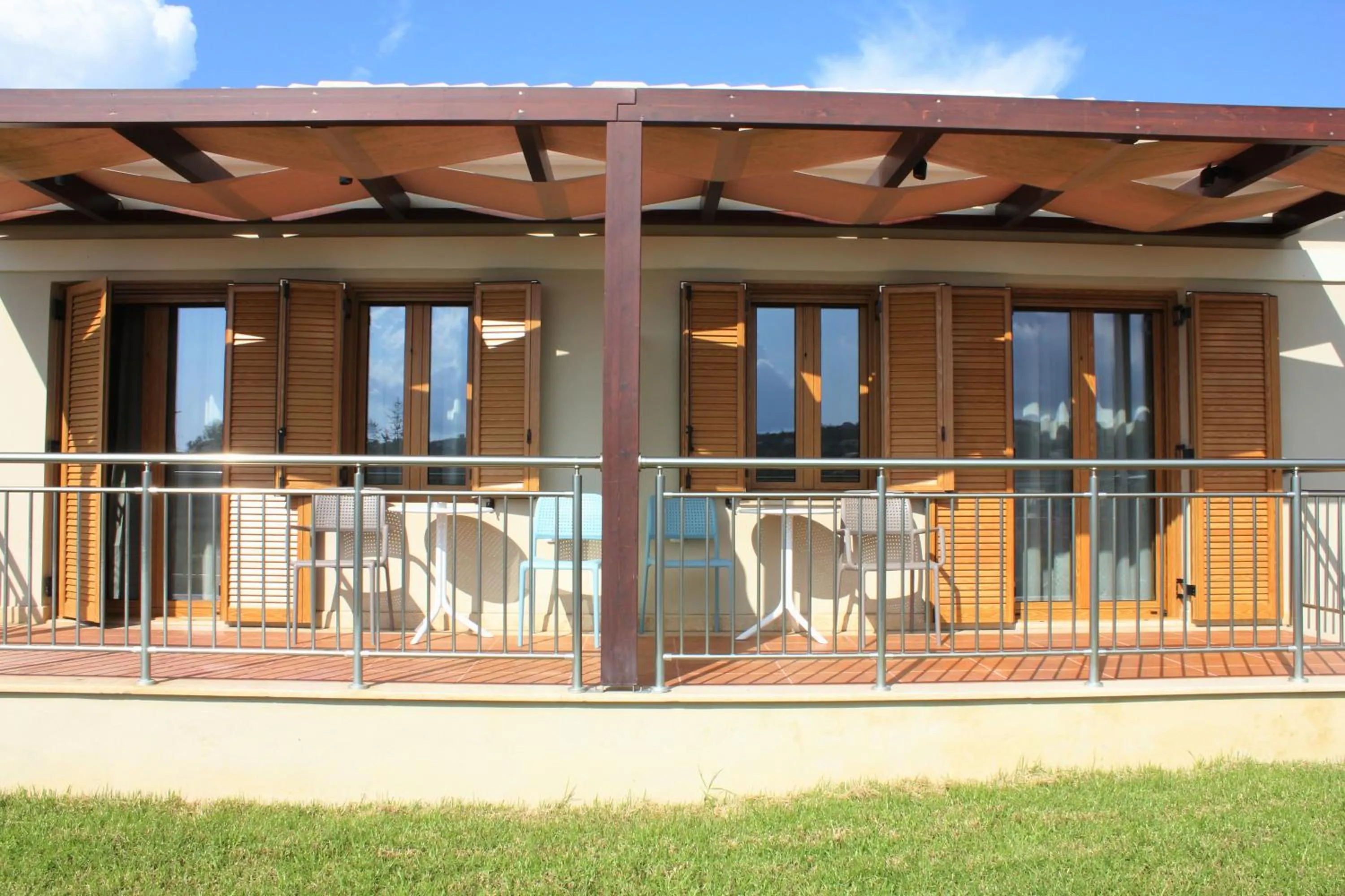 Balcony/Terrace in Niriides Luxury Villas