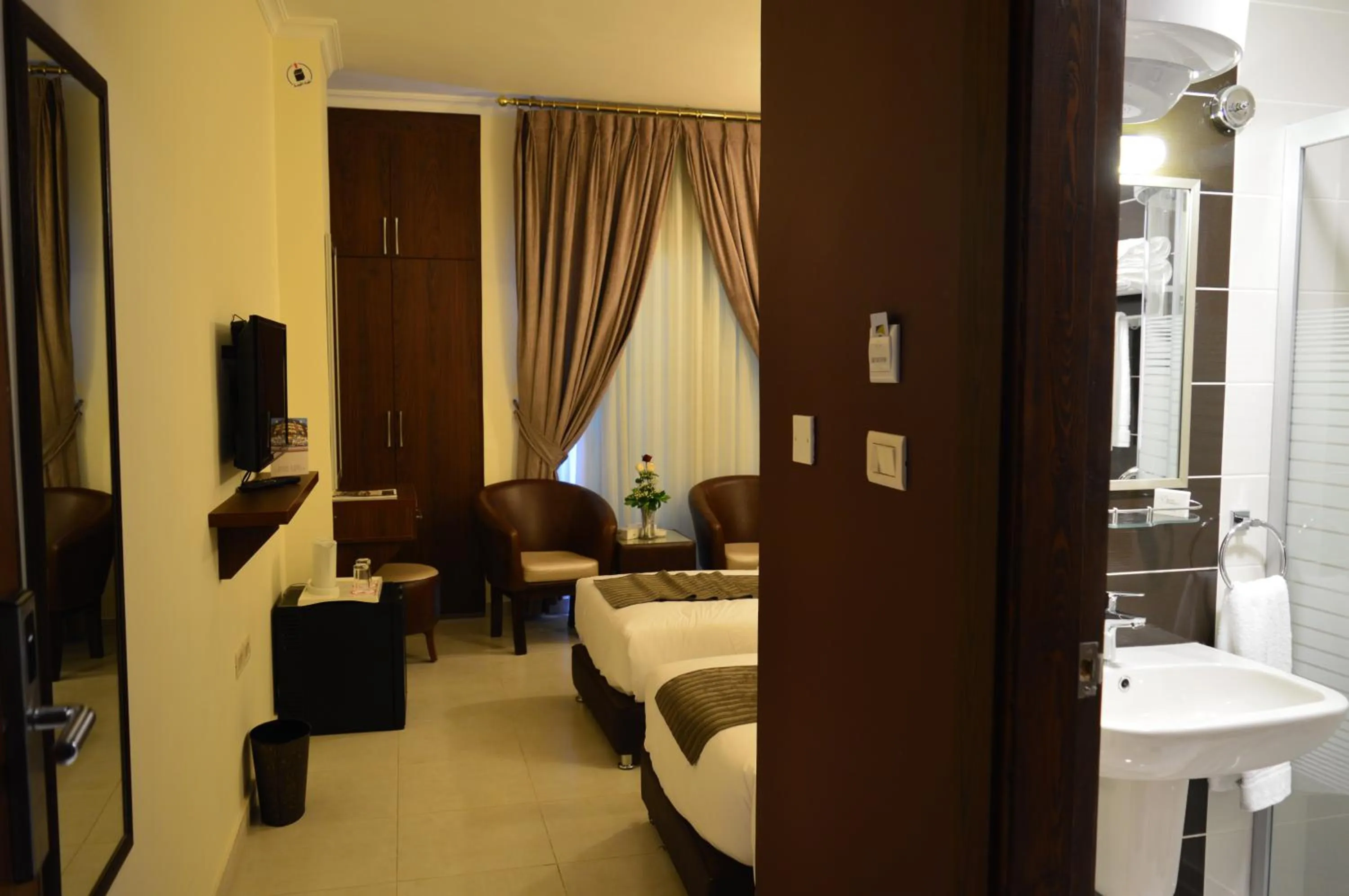 Bedroom, Bed in Ream Hotel Amman