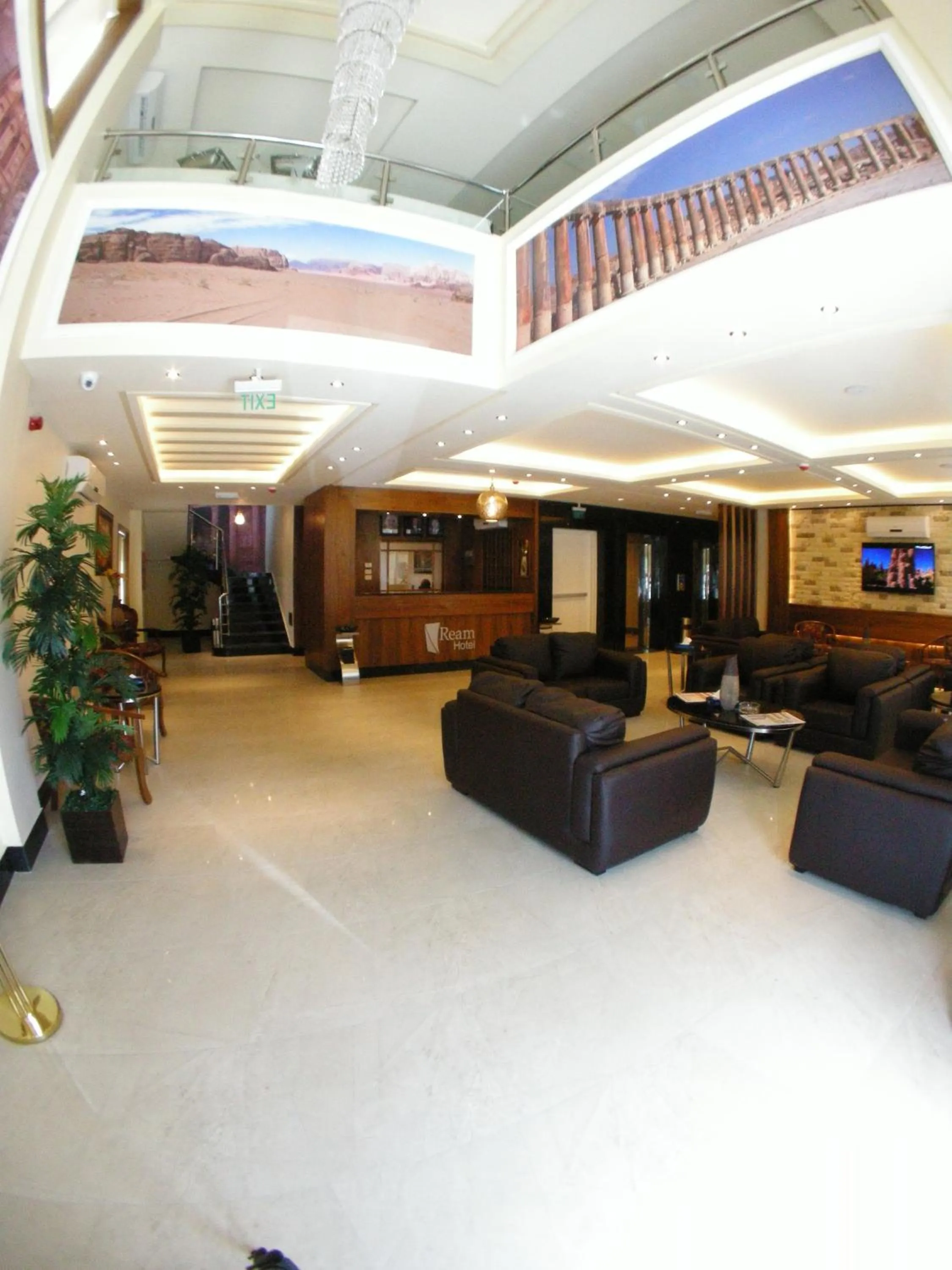 Lobby or reception in Ream Hotel Amman