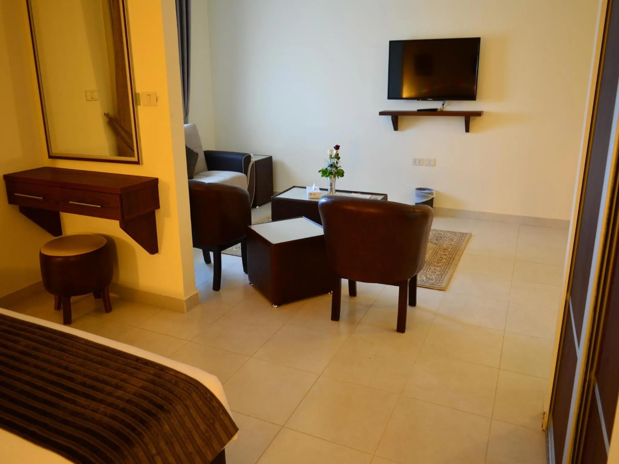 Seating area in Ream Hotel Amman