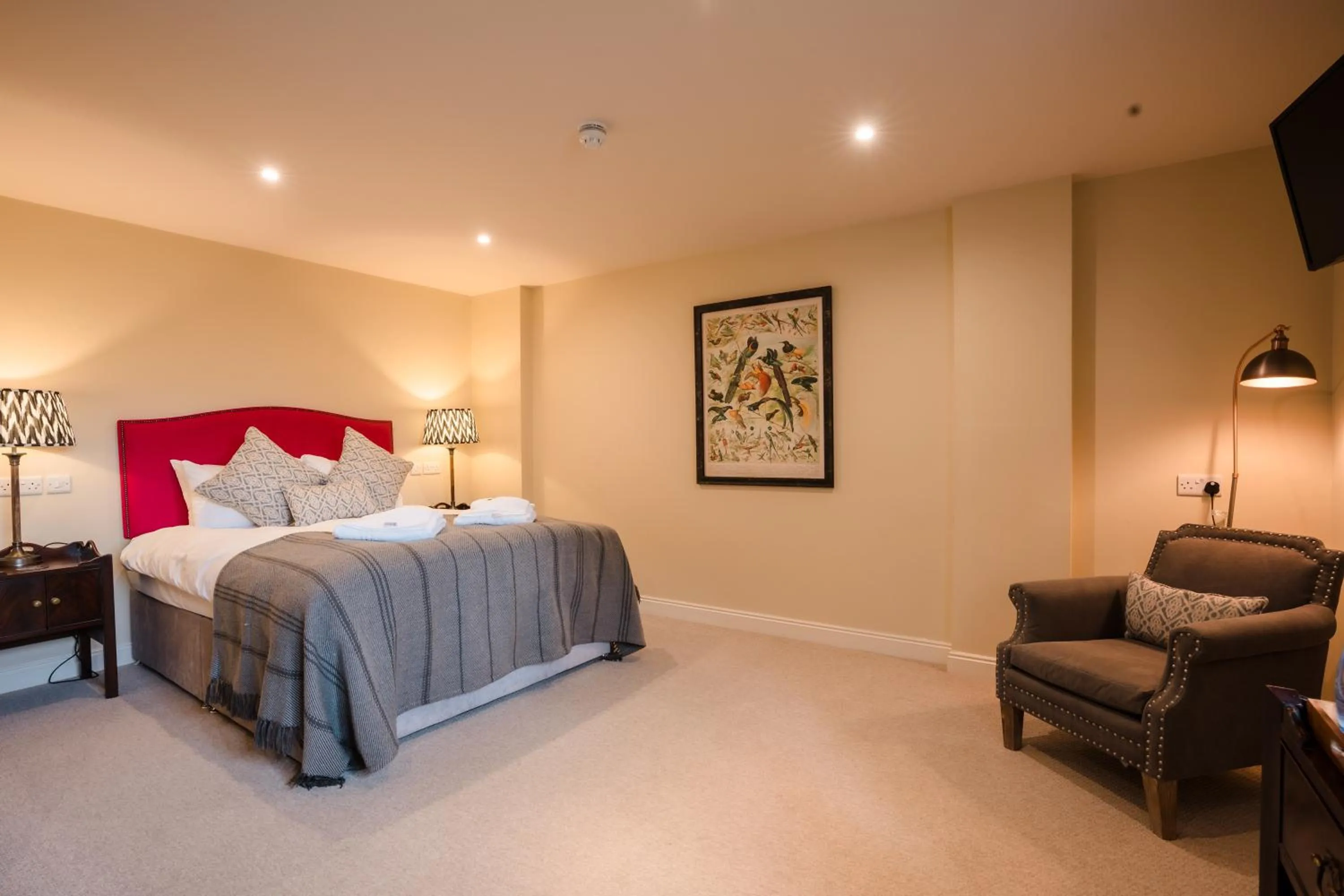 Bedroom, Bed in The Loddon Swan