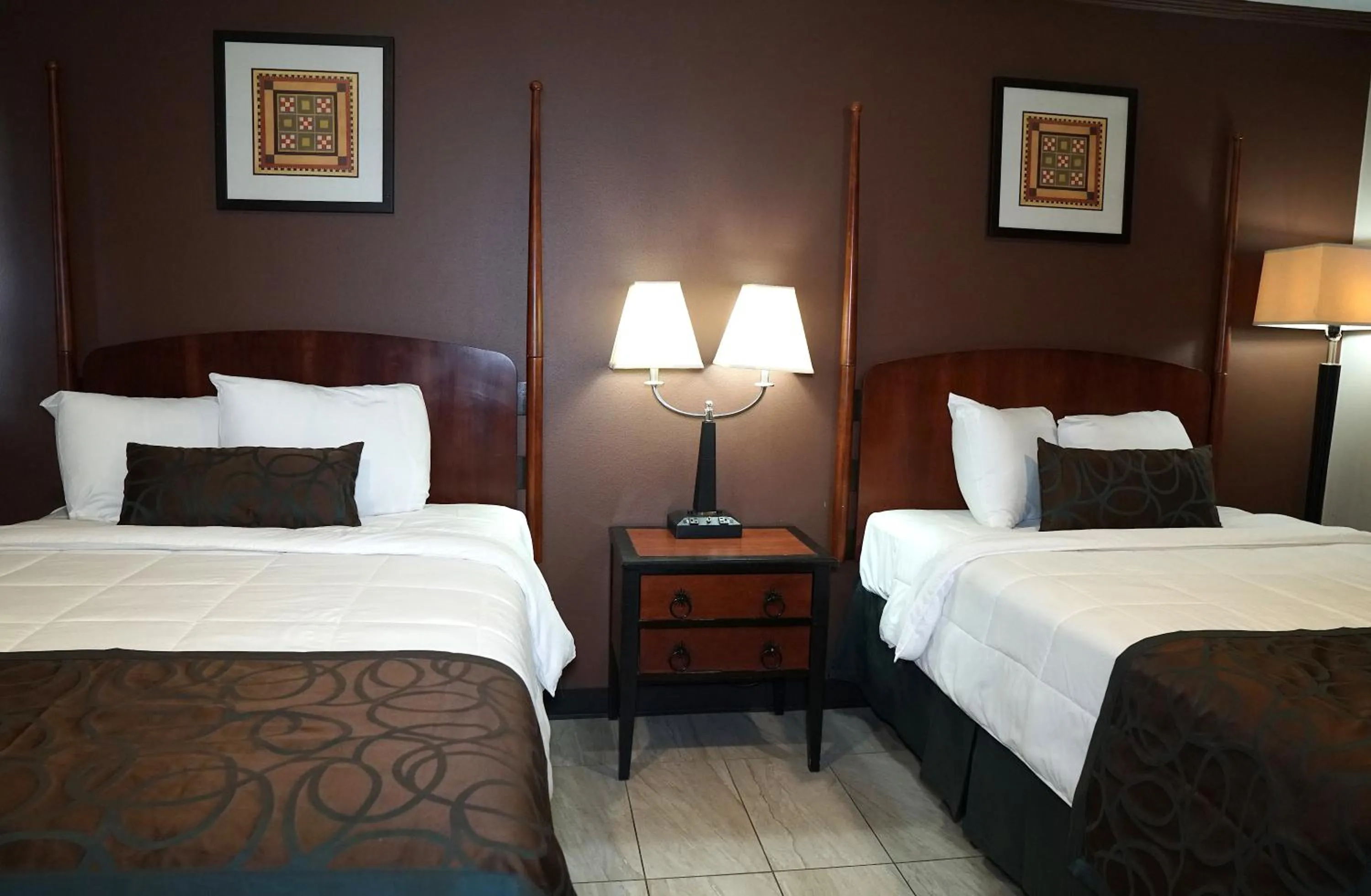 Bed in Beachside Resort