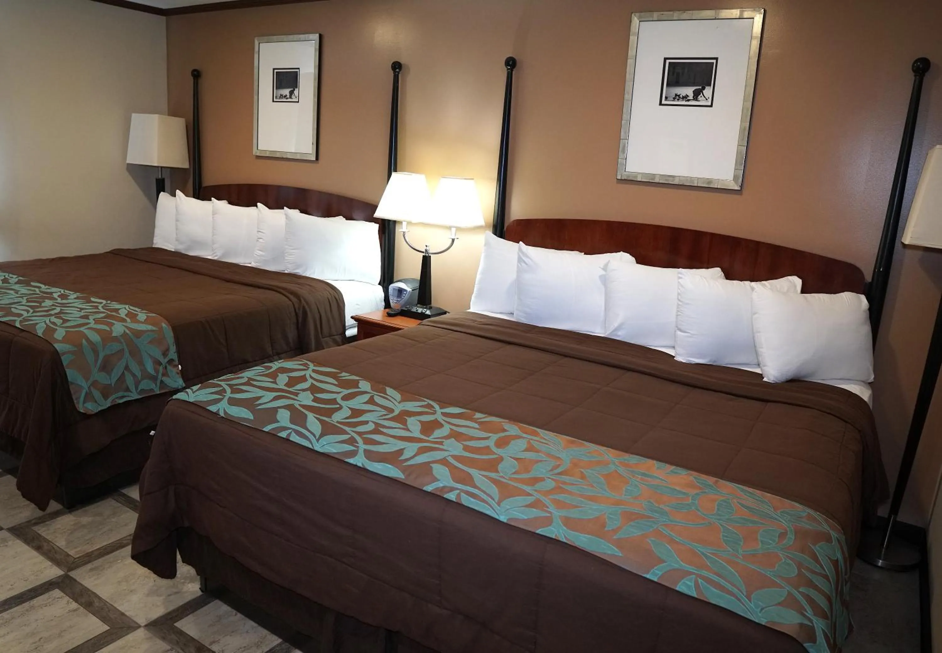 Bed in Beachside Resort