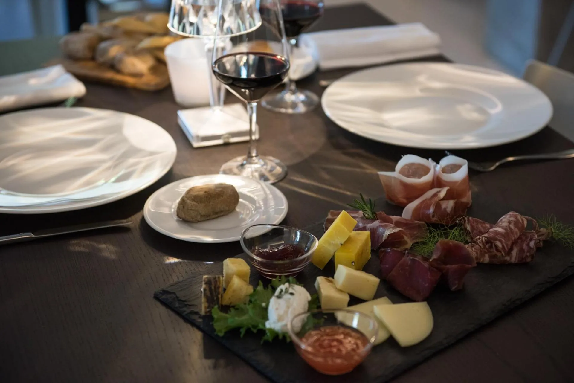 Food close-up in Ramo d'Aria Etna Boutique Hotel
