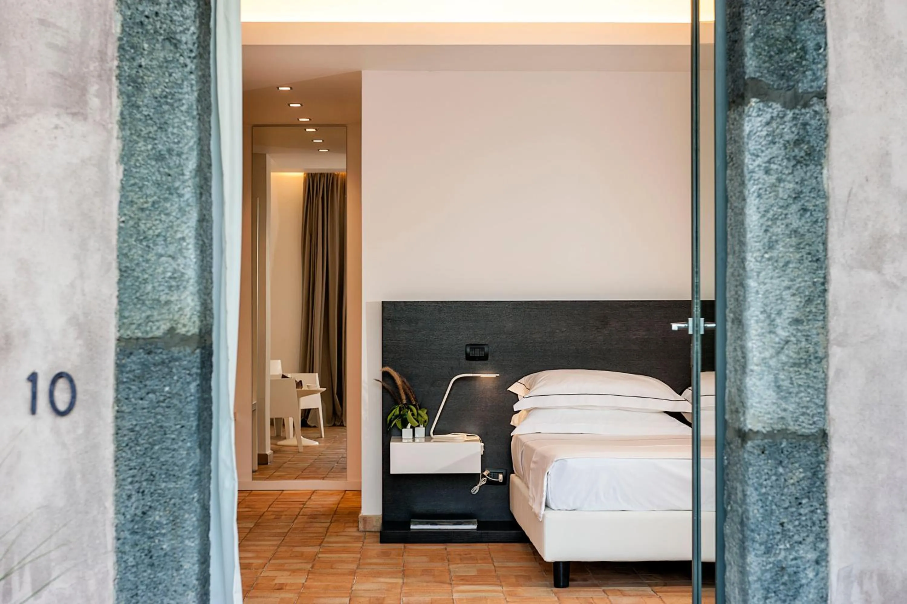 Bedroom, Bed in Ramo d'Aria Etna Boutique Hotel