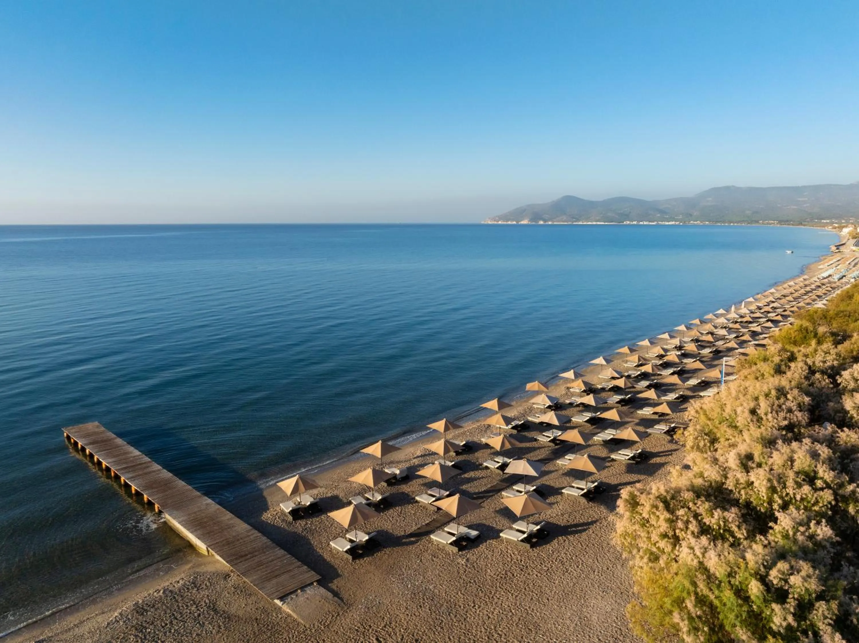 Beach in Doryssa Seaside Resort