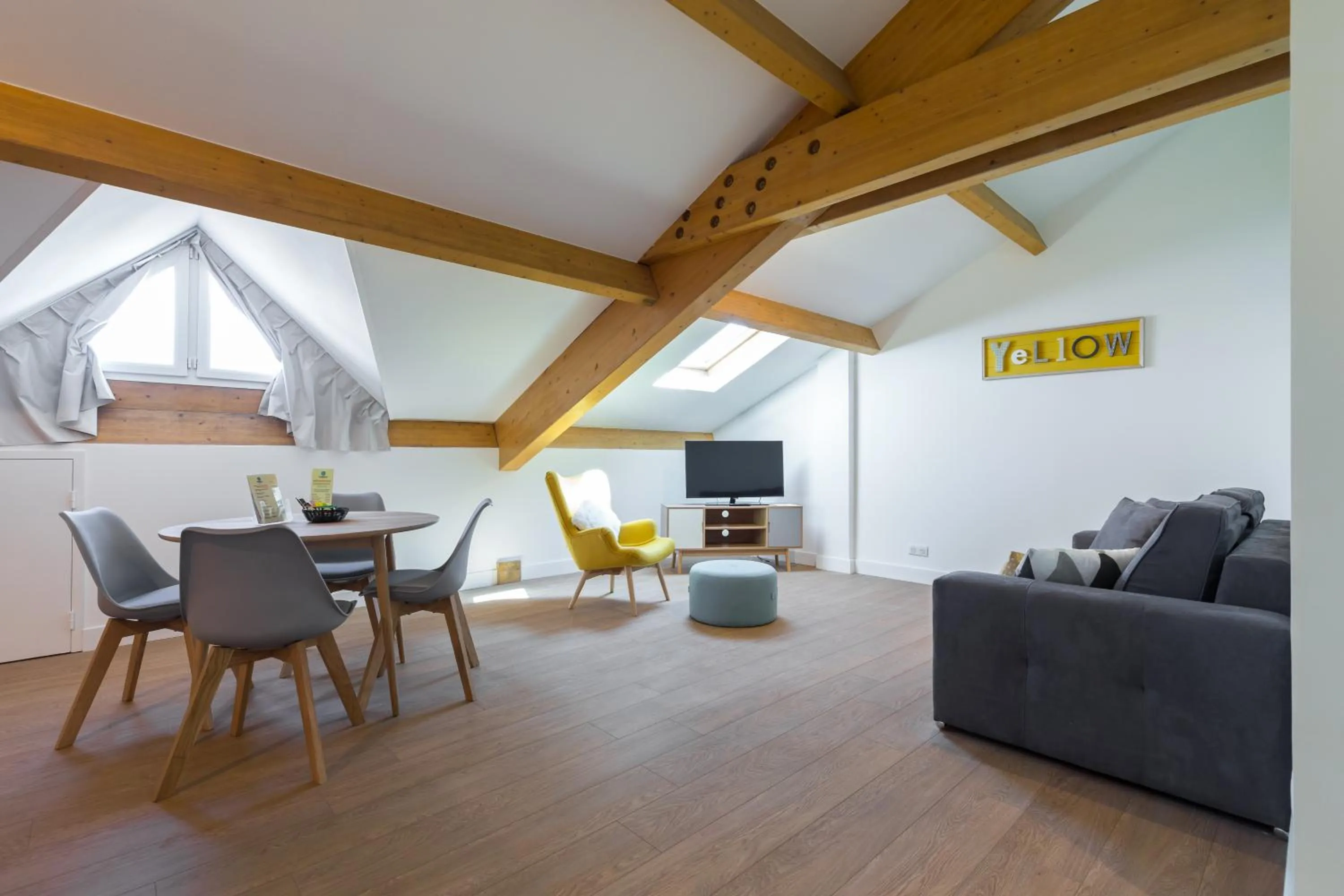 Living room in Florella Jean Jaures Apartment