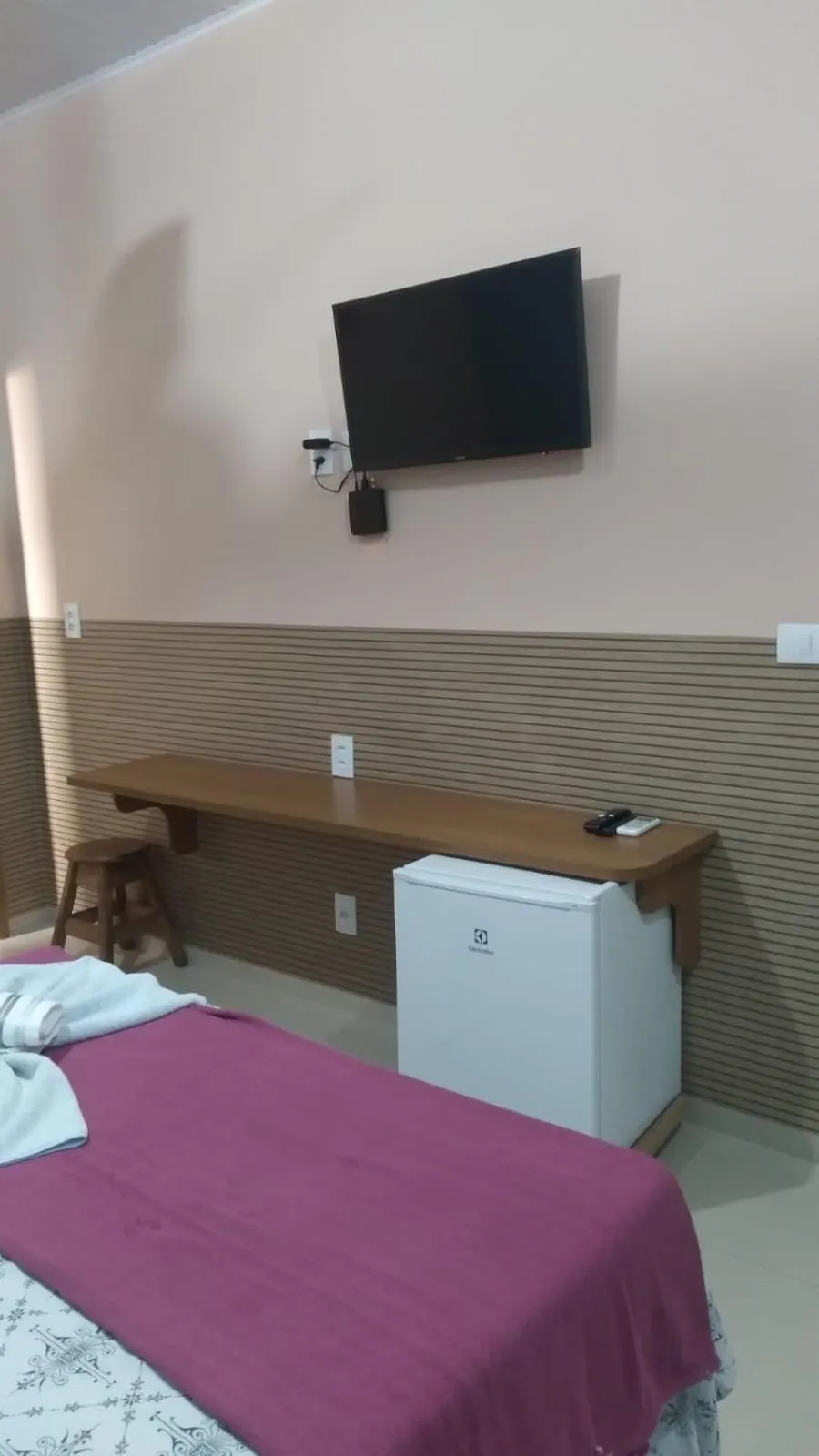 Bed in Hotel Vitoria Andradina