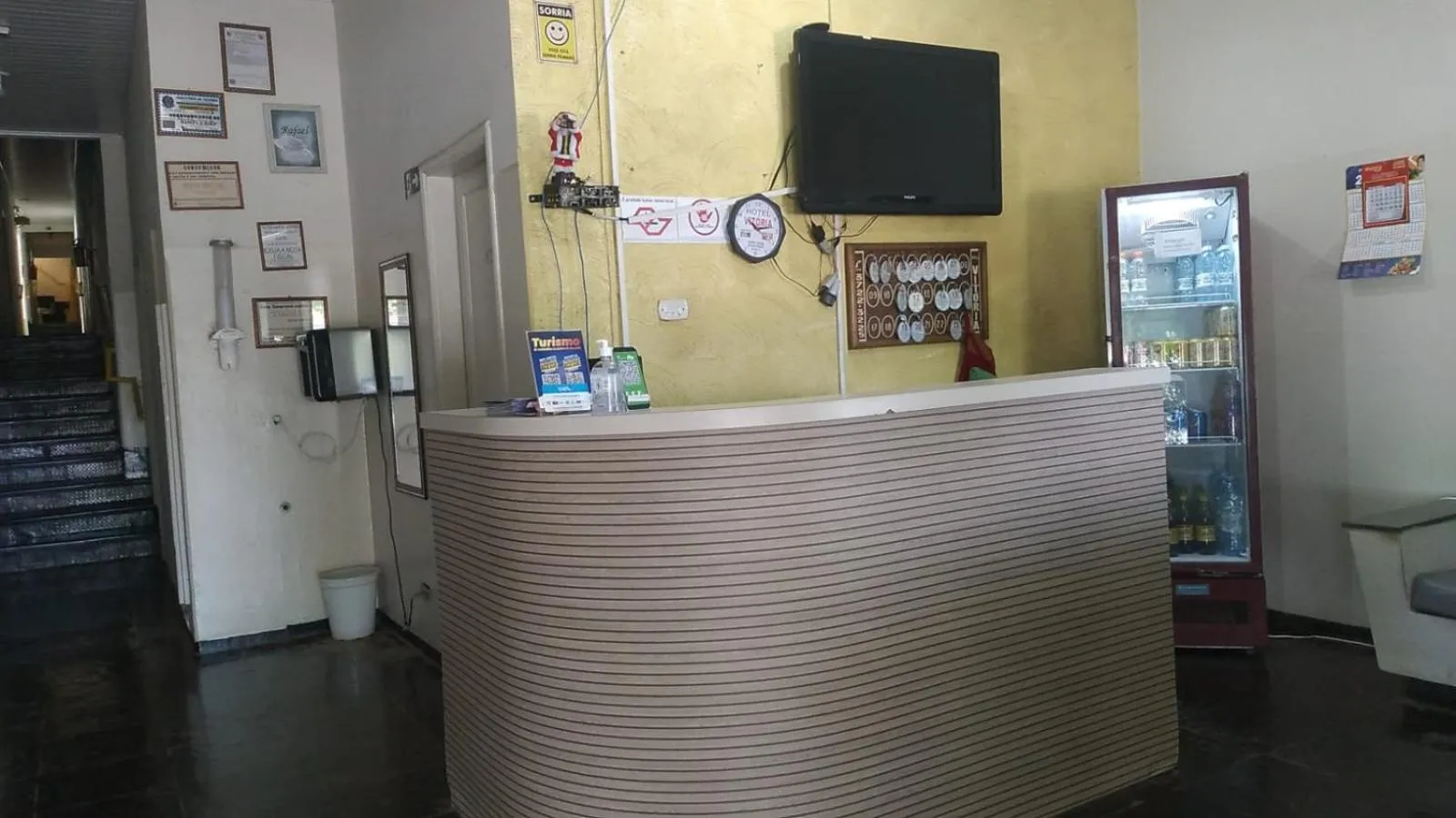 Lobby or reception in Hotel Vitoria Andradina