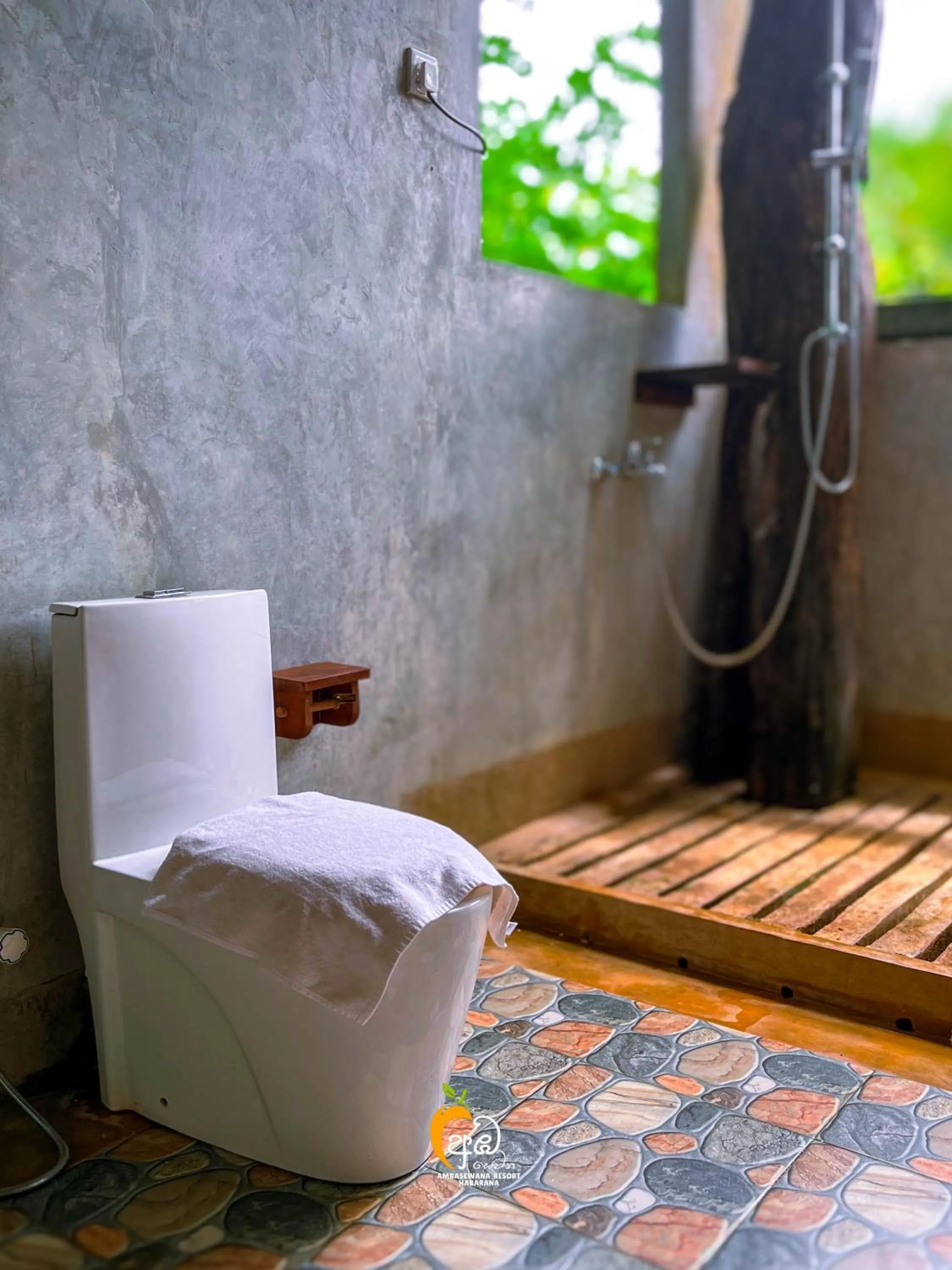 Bathroom in Habarana Tree House Ambasewana Resort
