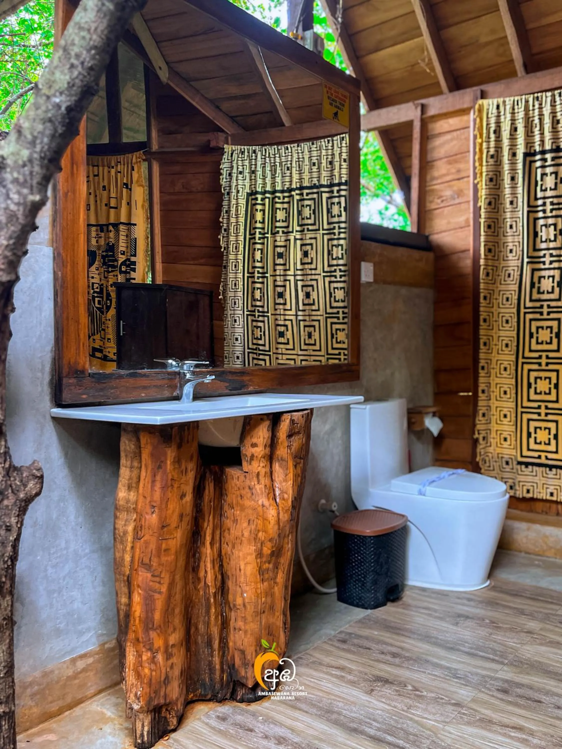 Bathroom in Habarana Tree House Ambasewana Resort