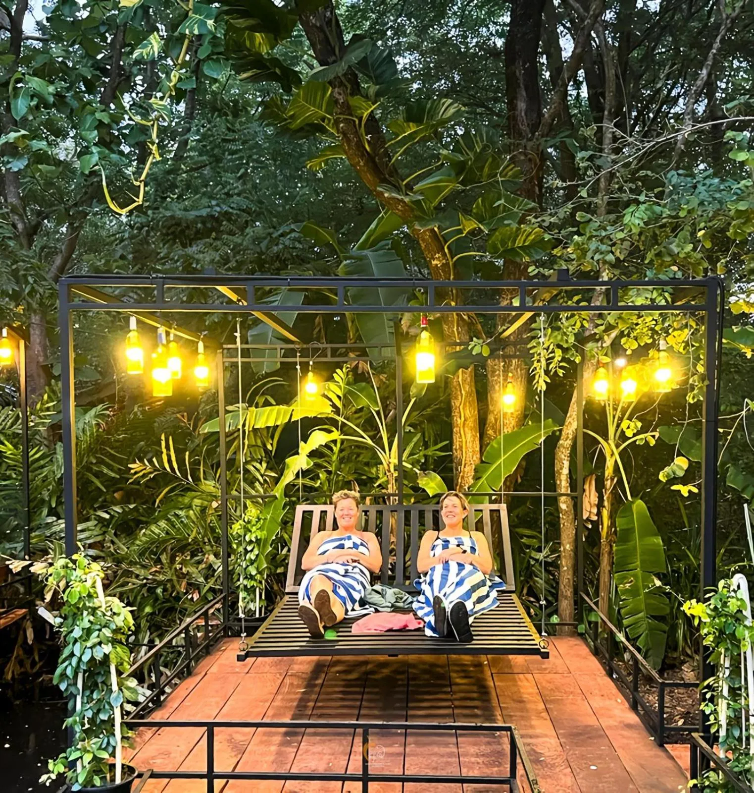 Pool view in Habarana Tree House Ambasewana Resort