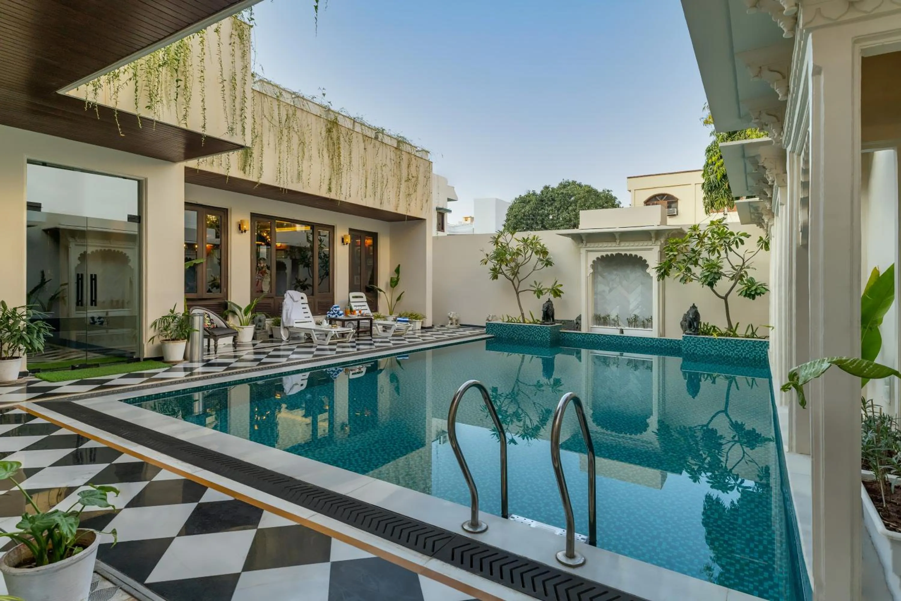 Swimming pool in Kaner Bagh A Heritage Boutique Hotel