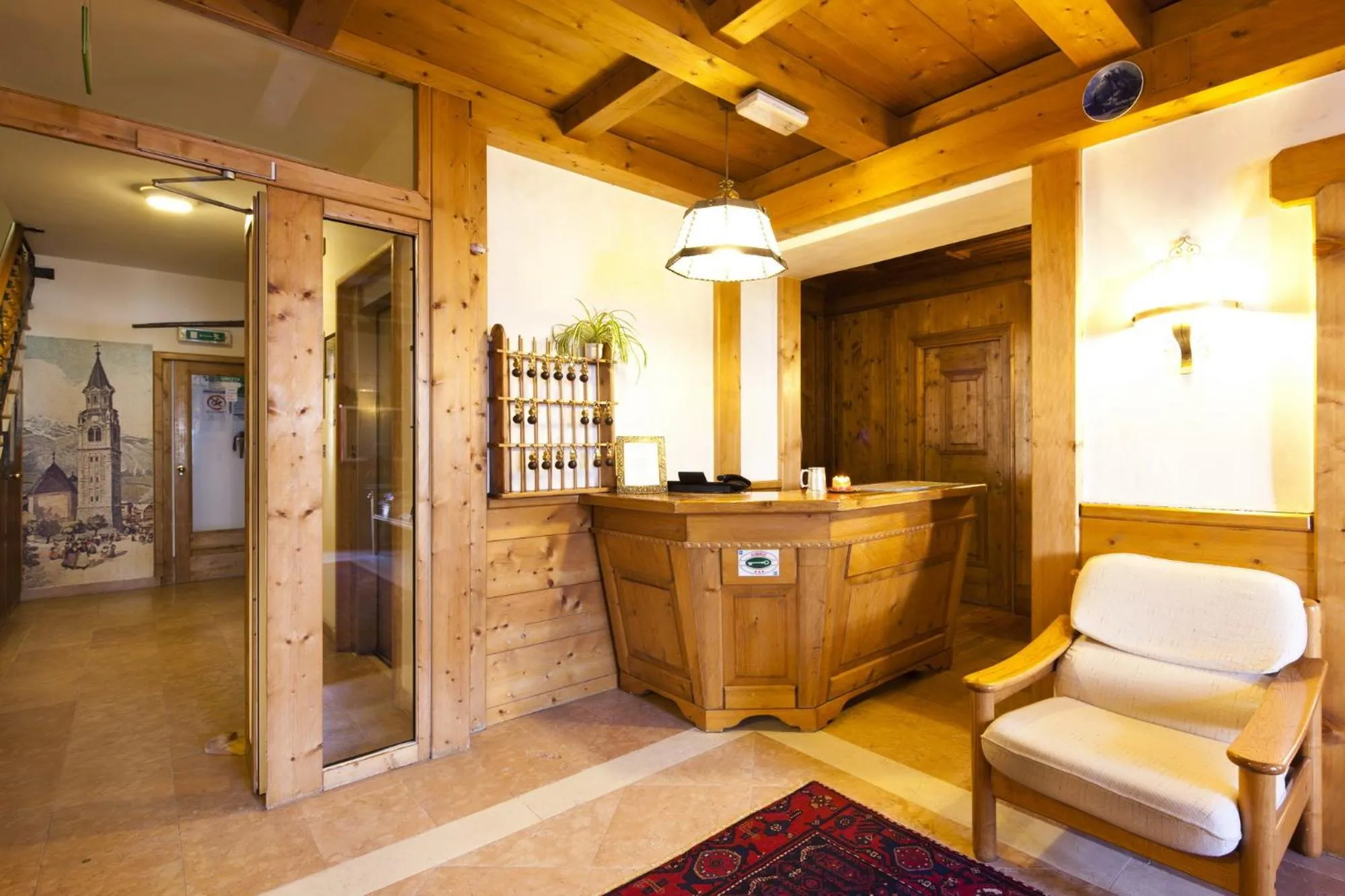 Lobby or reception in Hotel Bellaria - Cortina d'Ampezzo