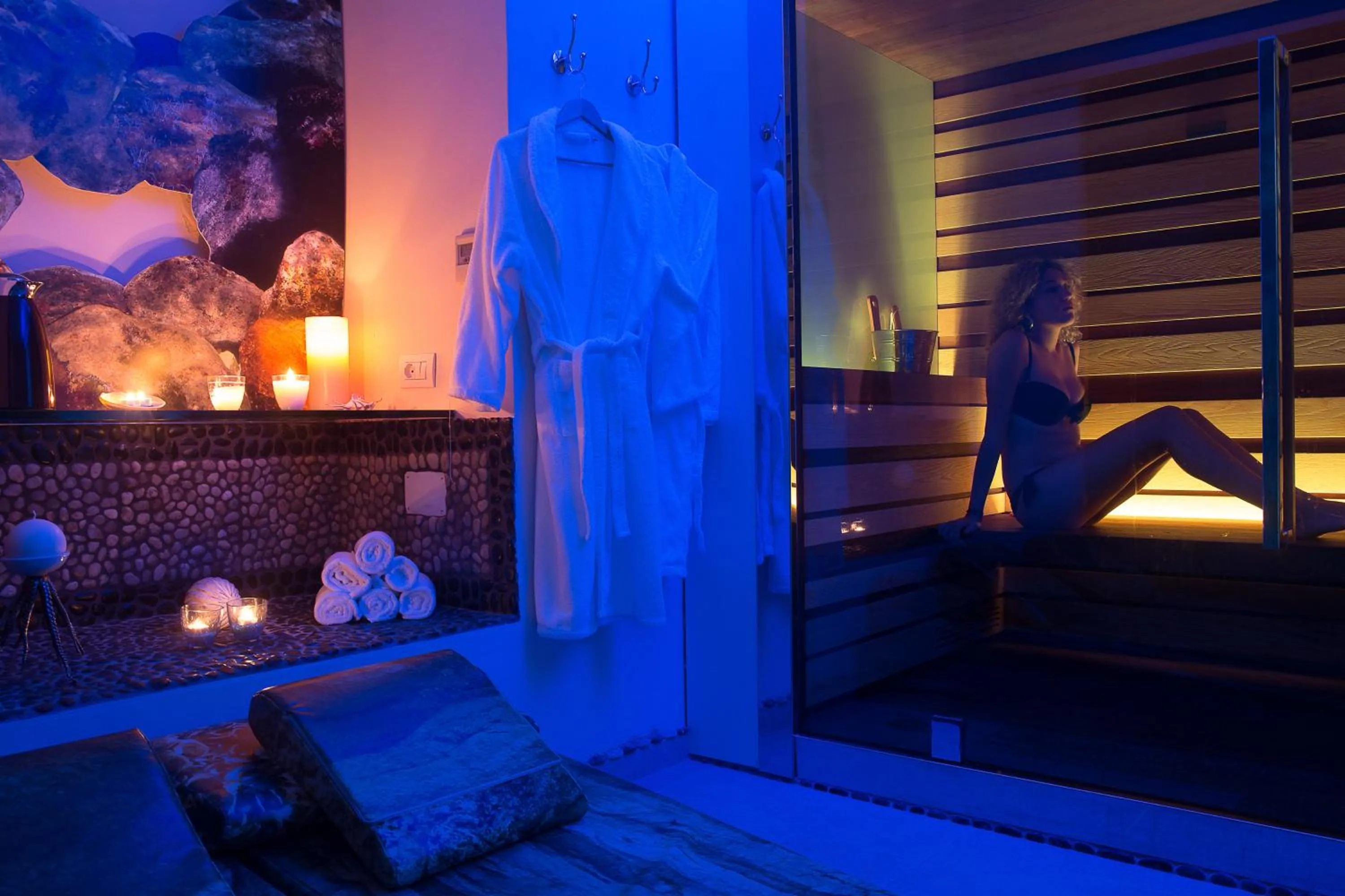 Spa and wellness centre/facilities in Albergo Gatto Bianco