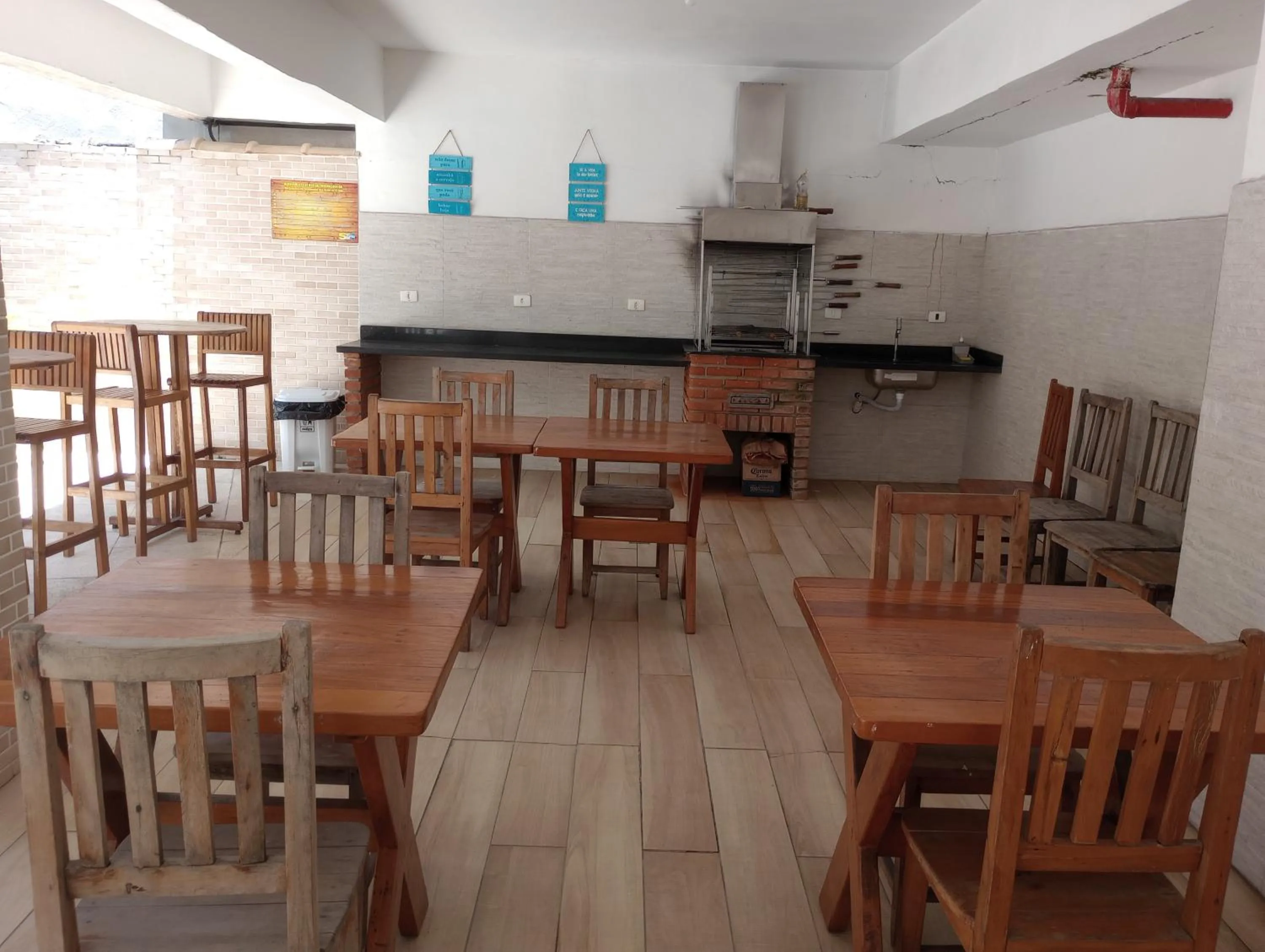 BBQ facilities in Senses Praia Hotel