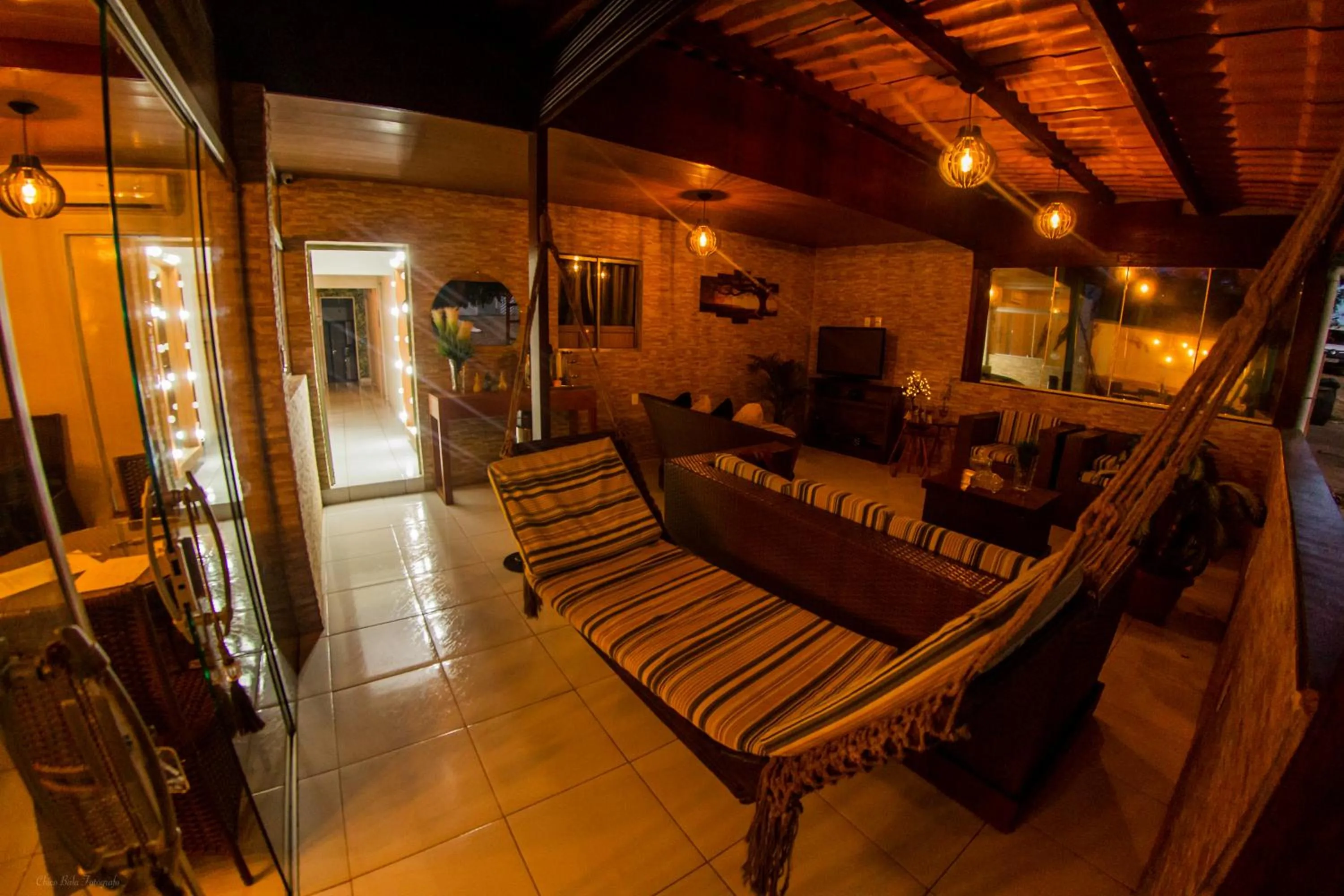 Balcony/Terrace in Pousada da Leide