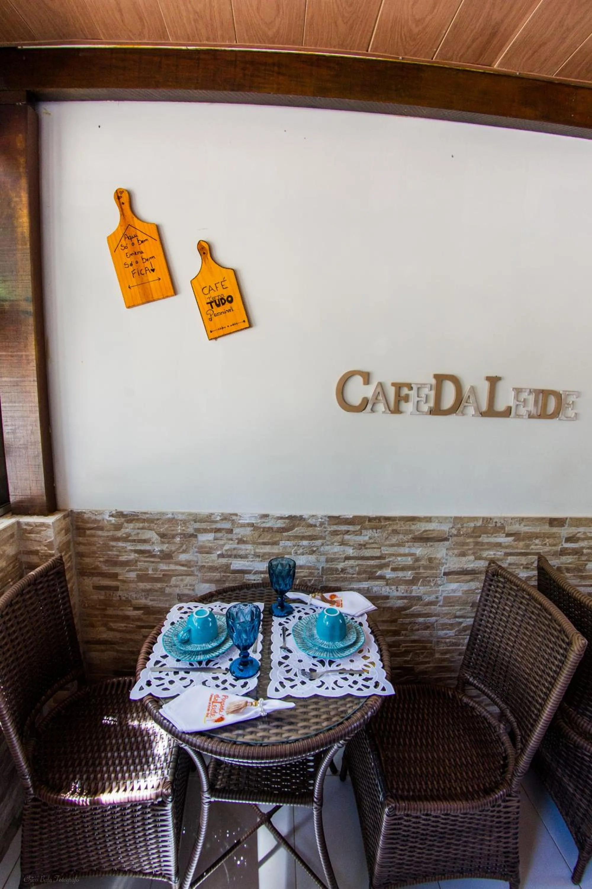 Dining area in Pousada da Leide