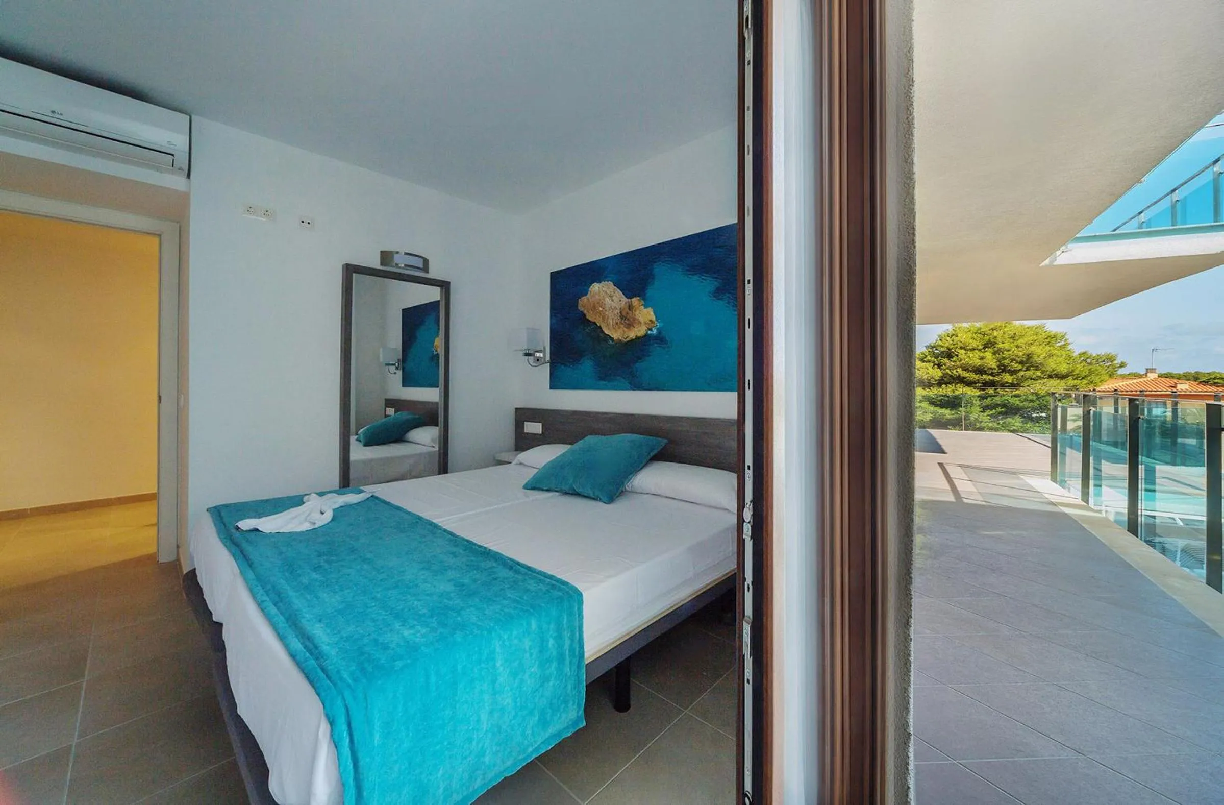 Balcony/Terrace in Aparthotel Caprice Skyline