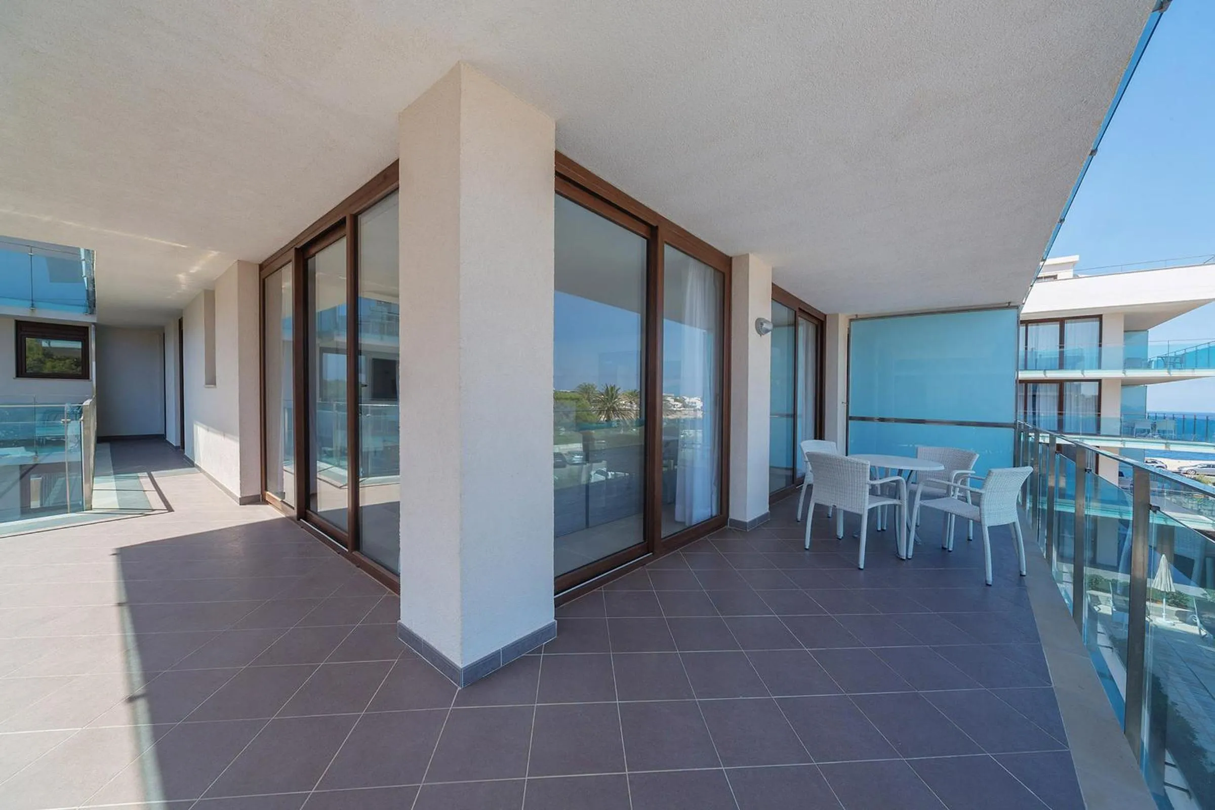 Balcony/Terrace in Aparthotel Caprice Skyline