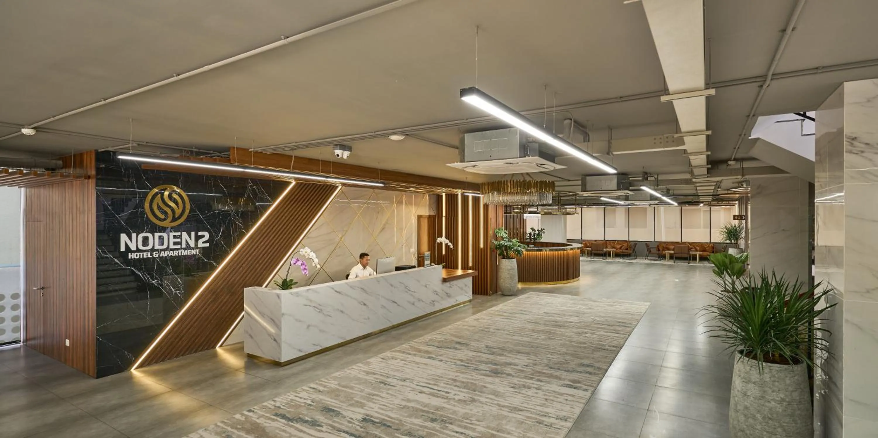 Lobby or reception in Noden2 Hotel & Apartment