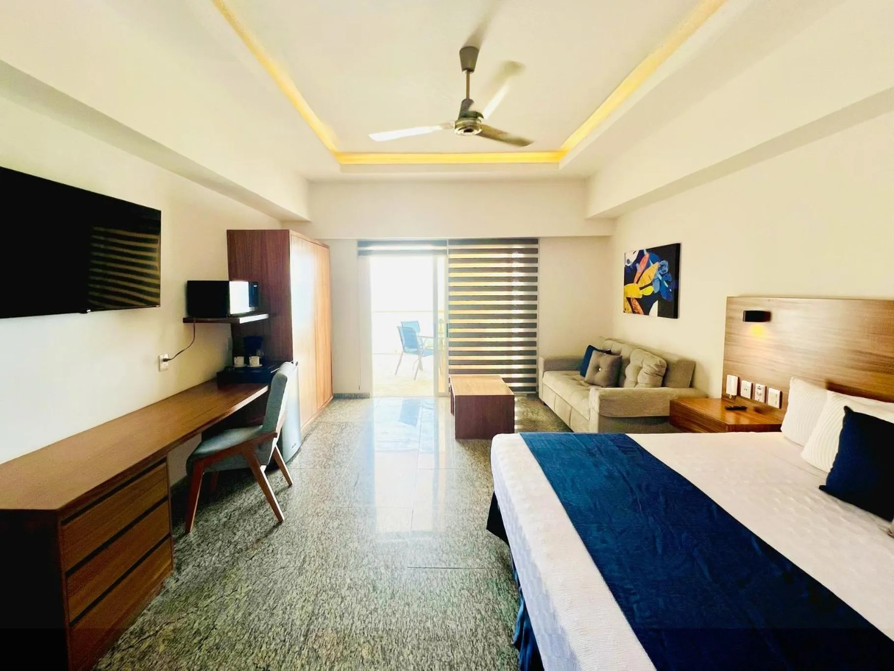 Bedroom, Bed in Los Picos Hotel & Suites Bucerias