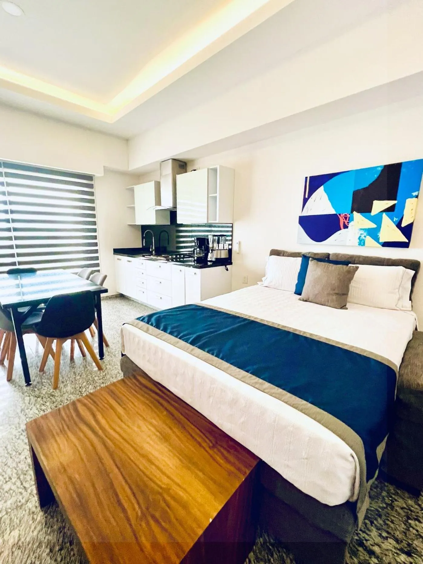 Bed in Los Picos Hotel & Suites Bucerias