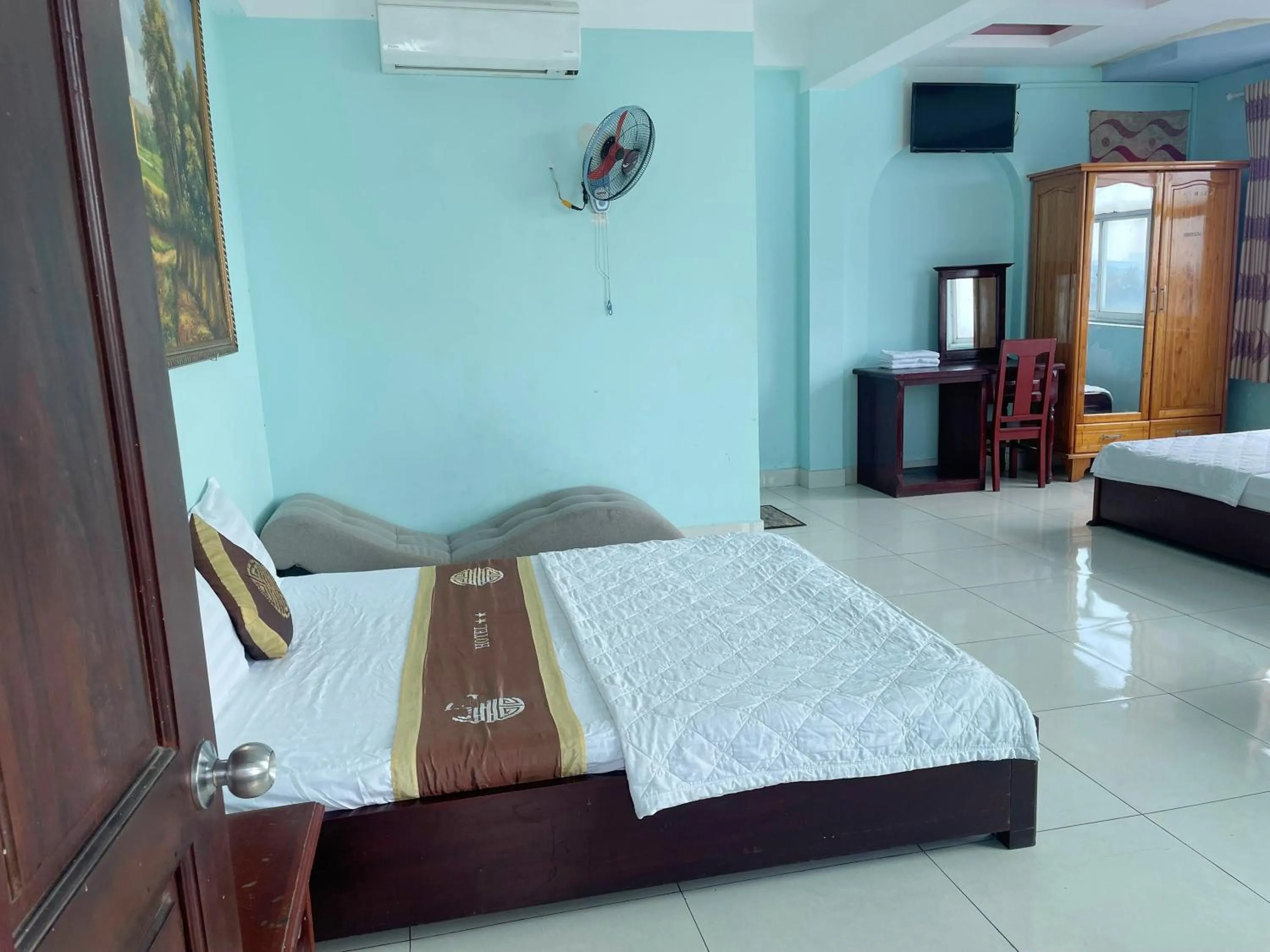 Bed in Bien Sao Hotel