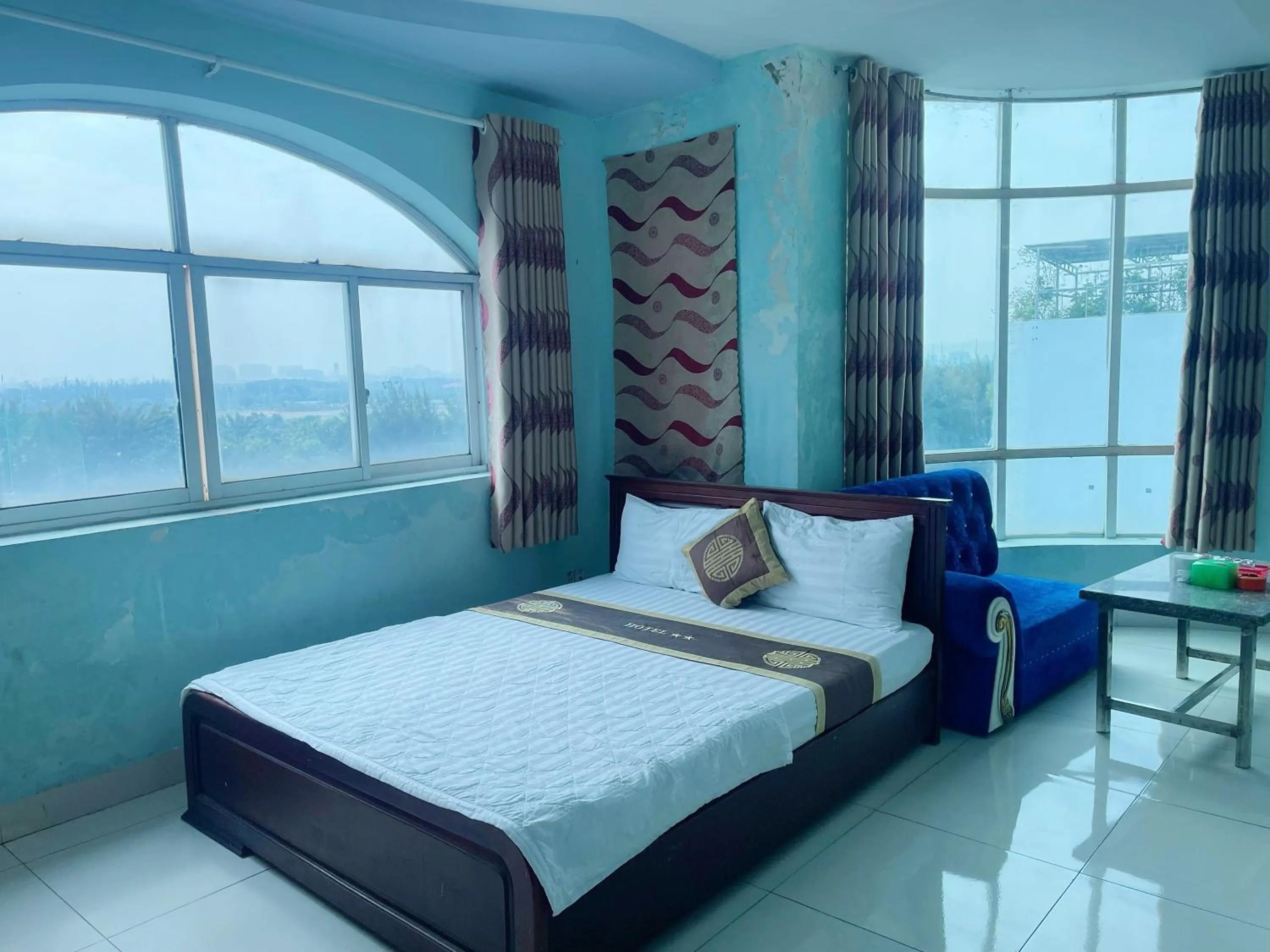 Bed in Bien Sao Hotel