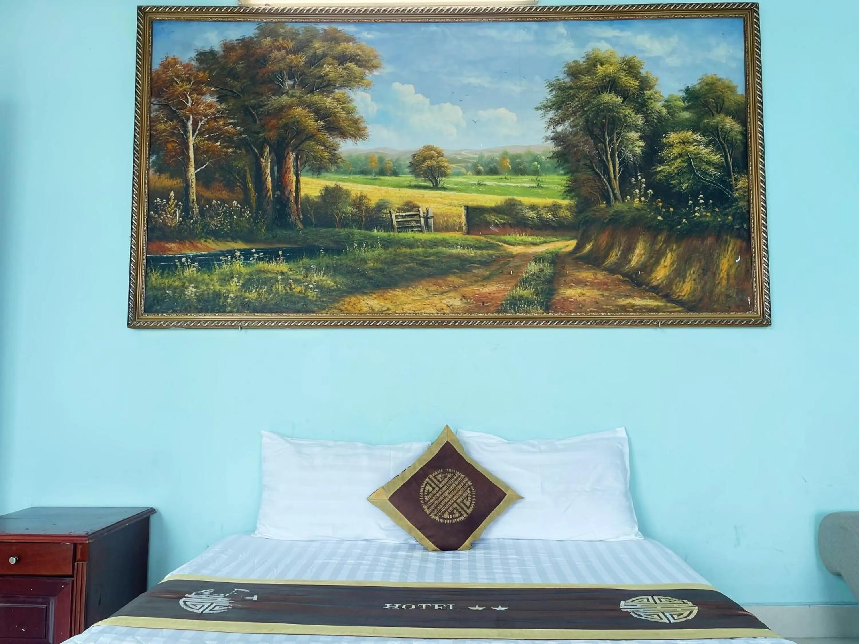 Bed in Bien Sao Hotel