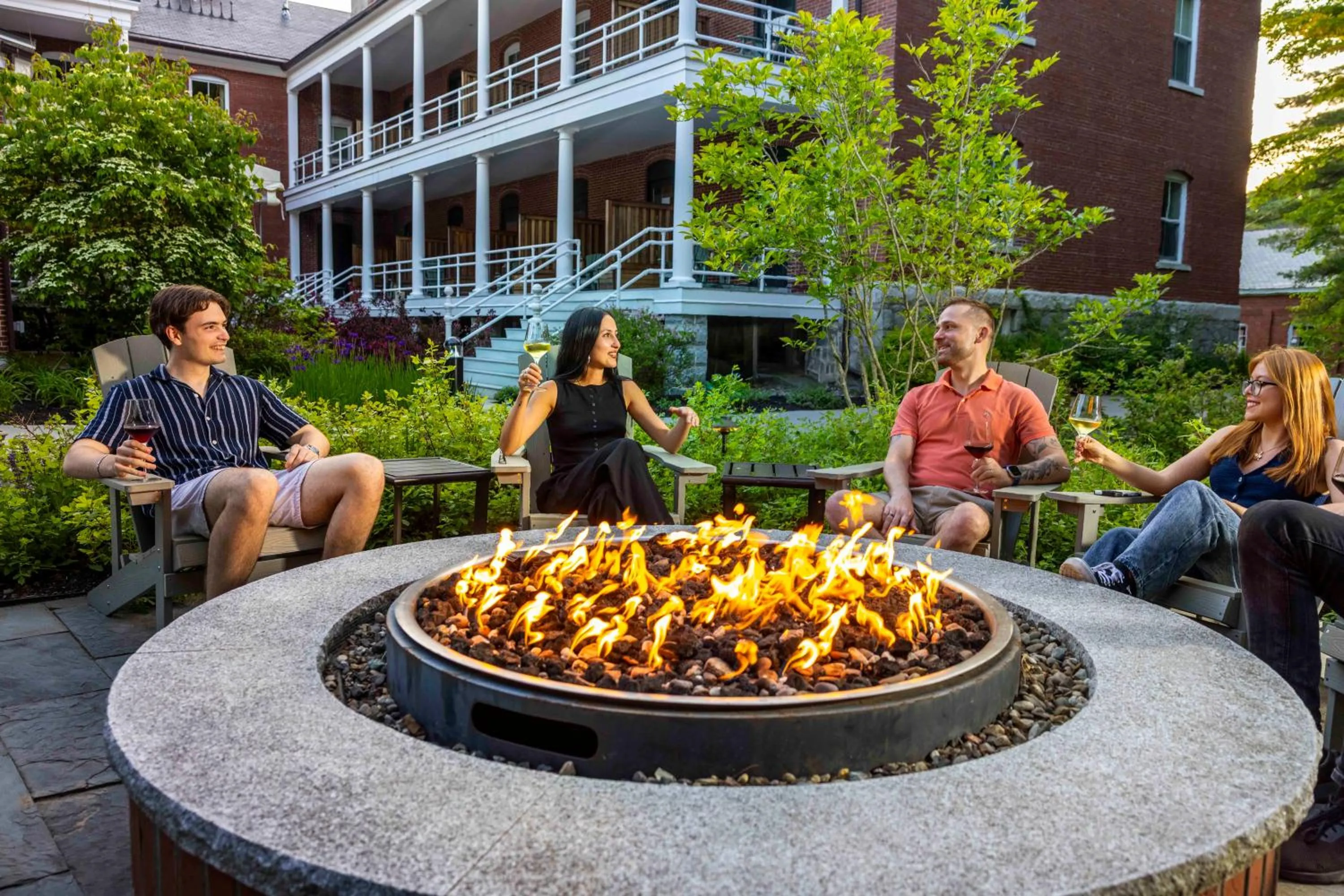 fireplace in Inn at Diamond Cove