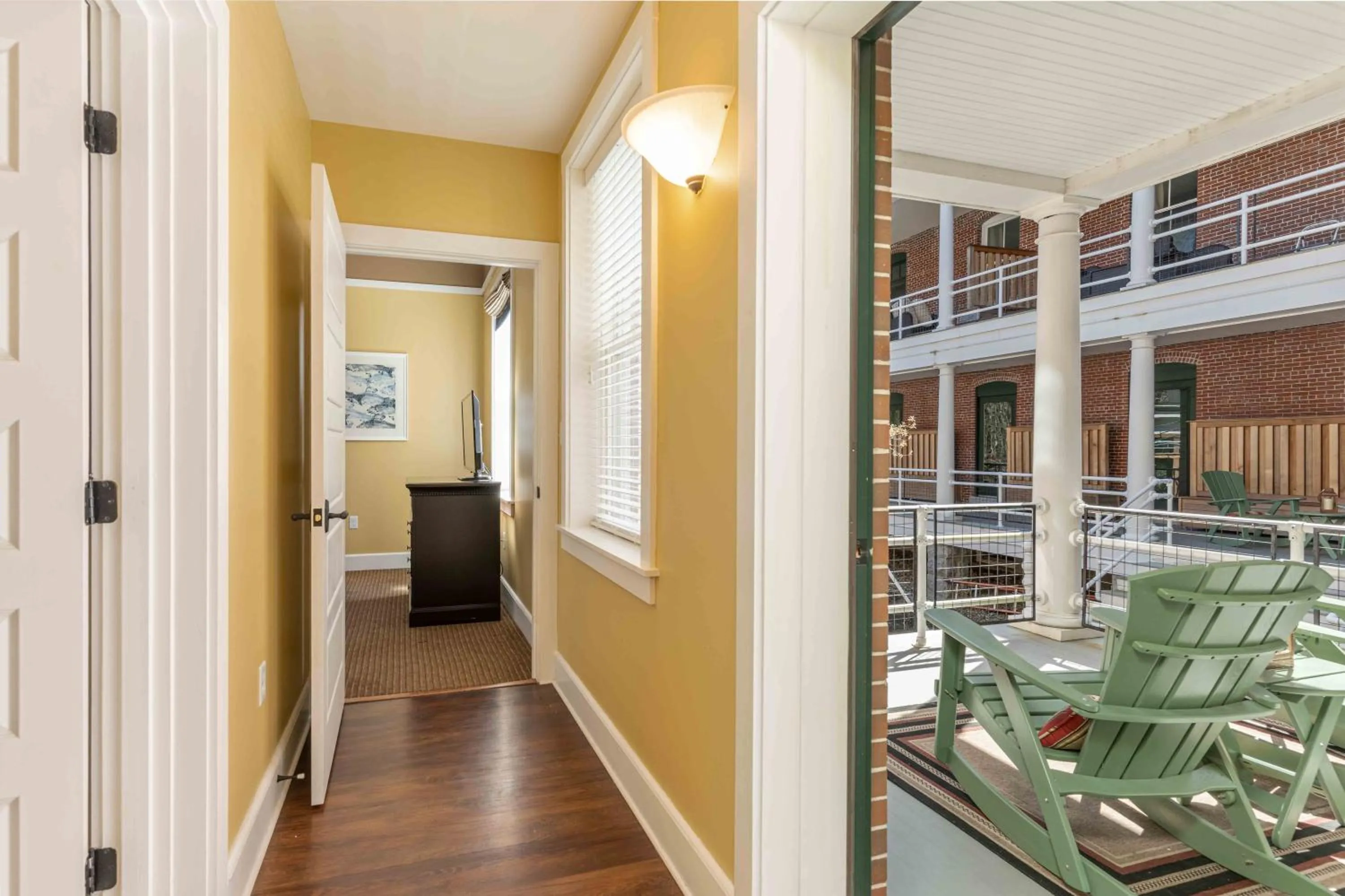 Patio in Inn at Diamond Cove