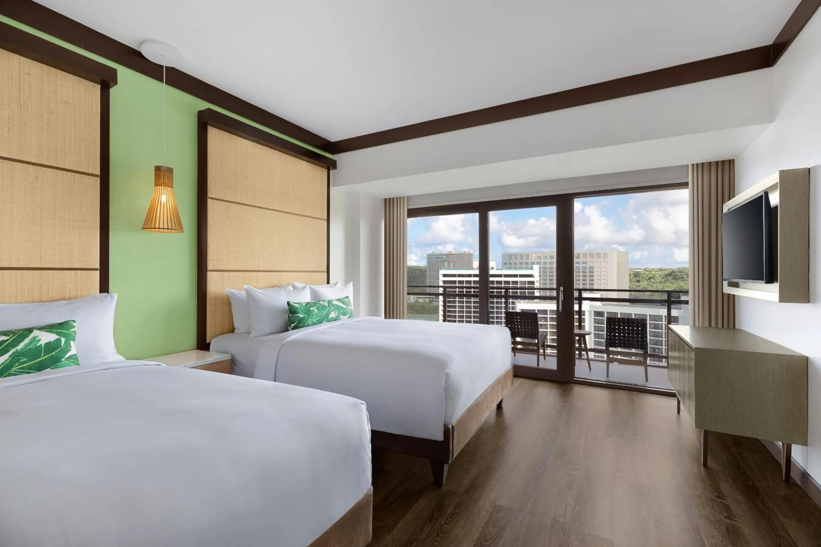 Evening entertainment, Bed in Dusit Beach Resort Guam