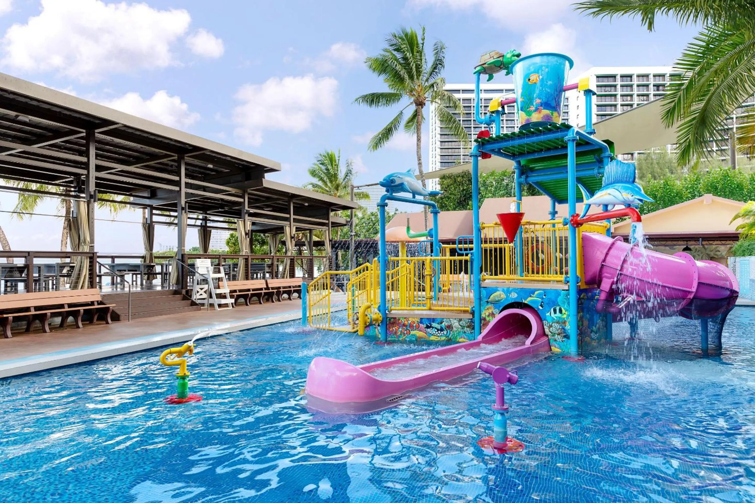 Children play ground in Dusit Beach Resort Guam
